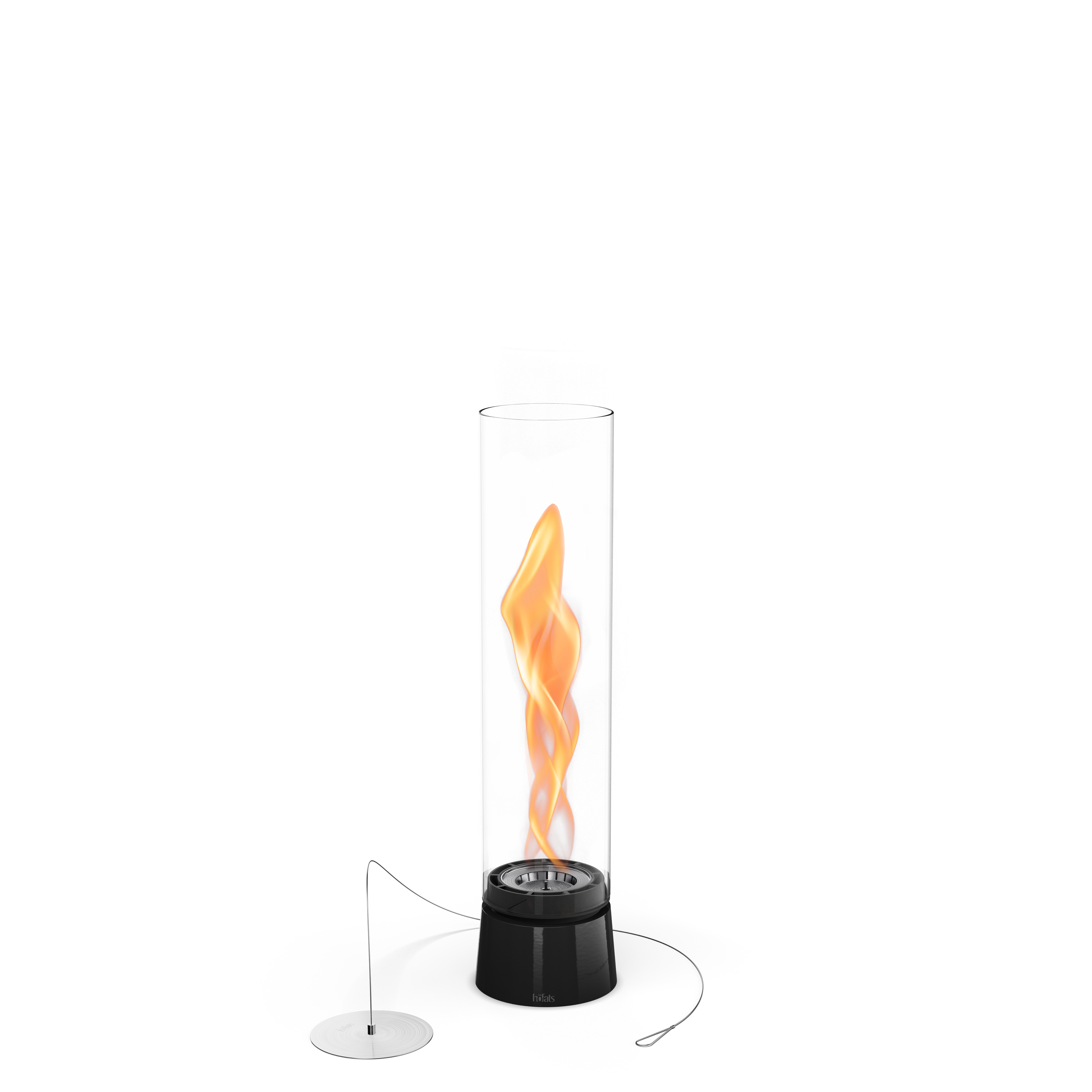 Bio-ethanol Tafelhaard SPIN air 900 Zwart Emaille