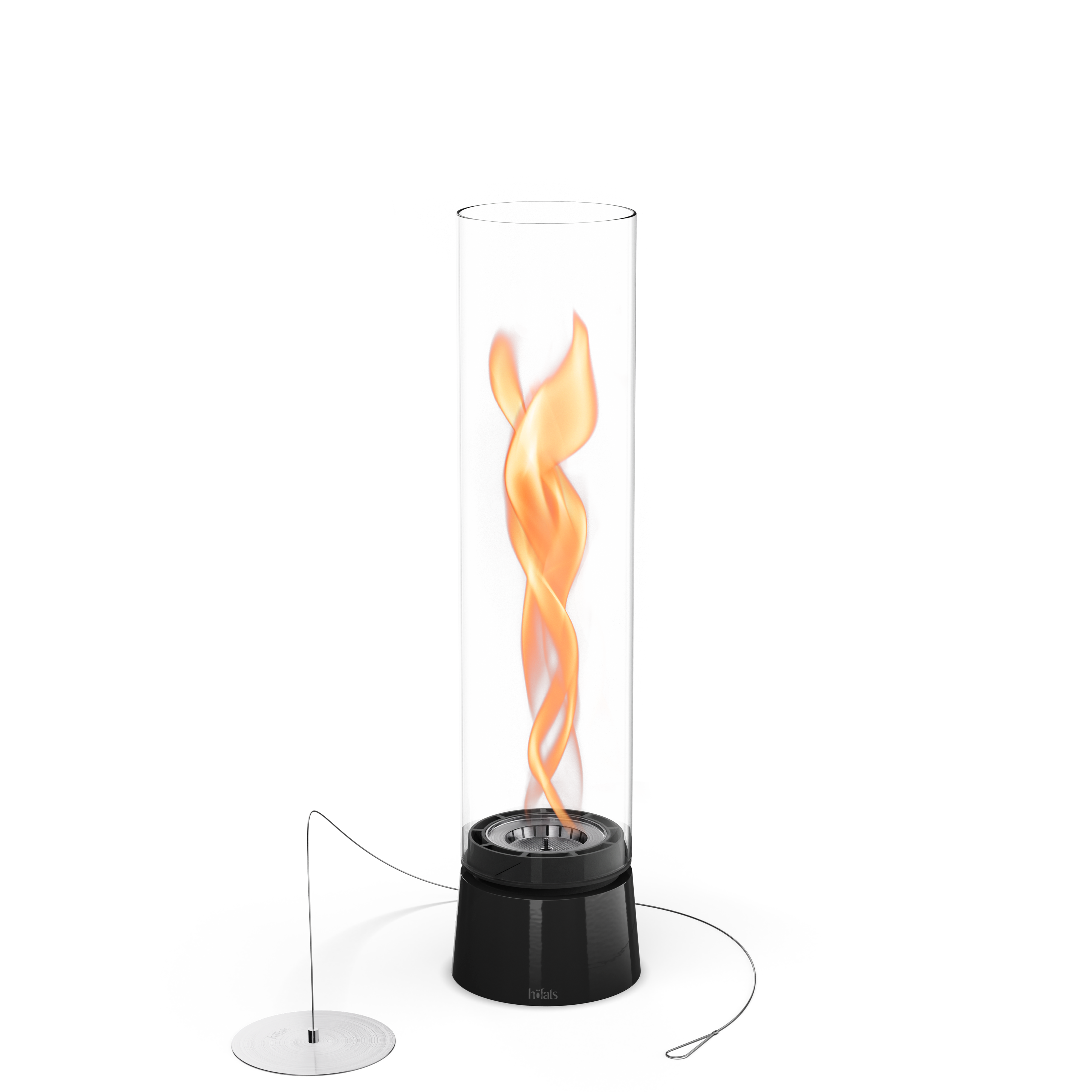 Bio-ethanol Tafelhaard SPIN air 1200 Zwart Emaille
