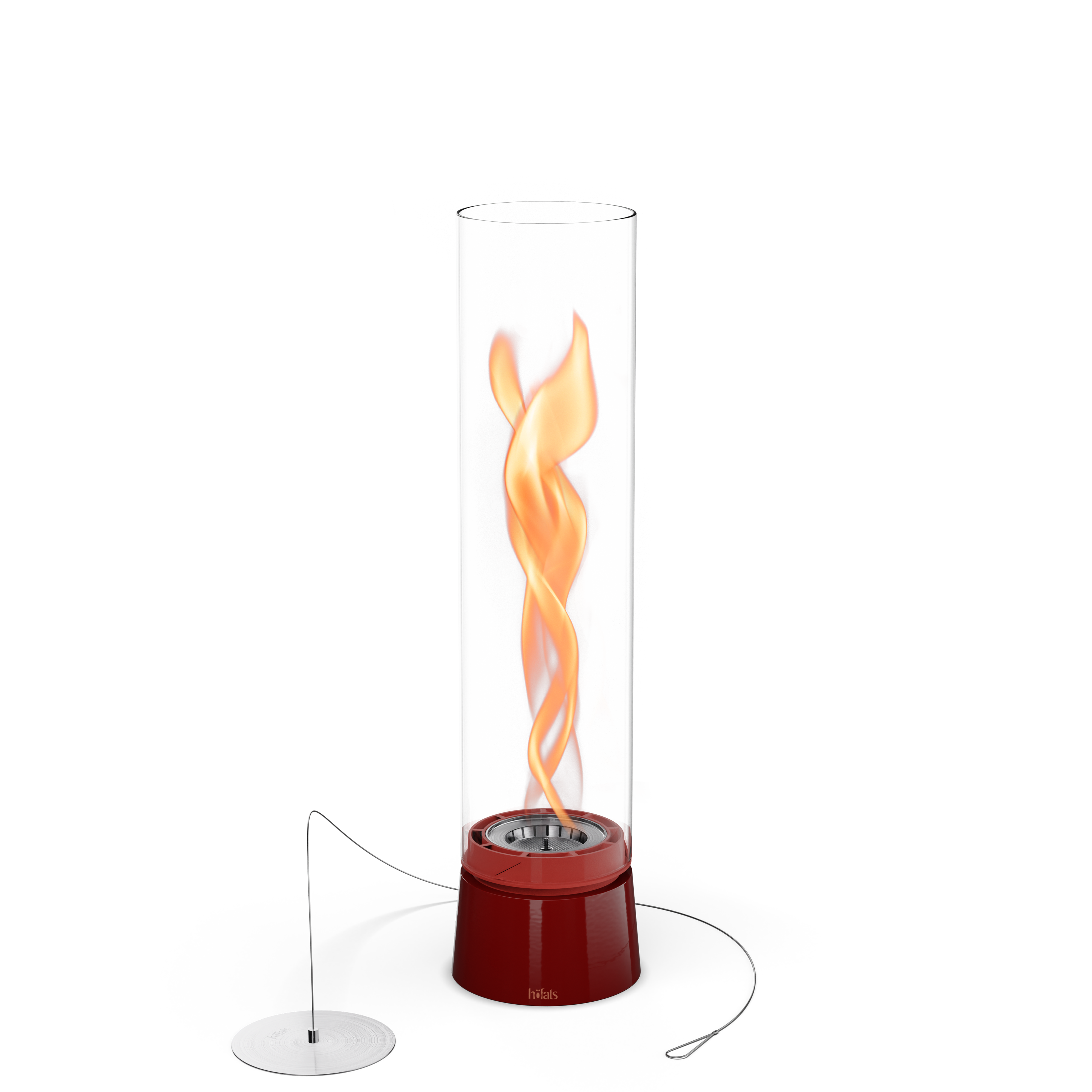 Bio-ethanol Tafelhaard SPIN air 1200 Rood Emaille