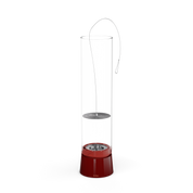 Bio-ethanol Tafelhaard SPIN air 1200 Rood Emaille