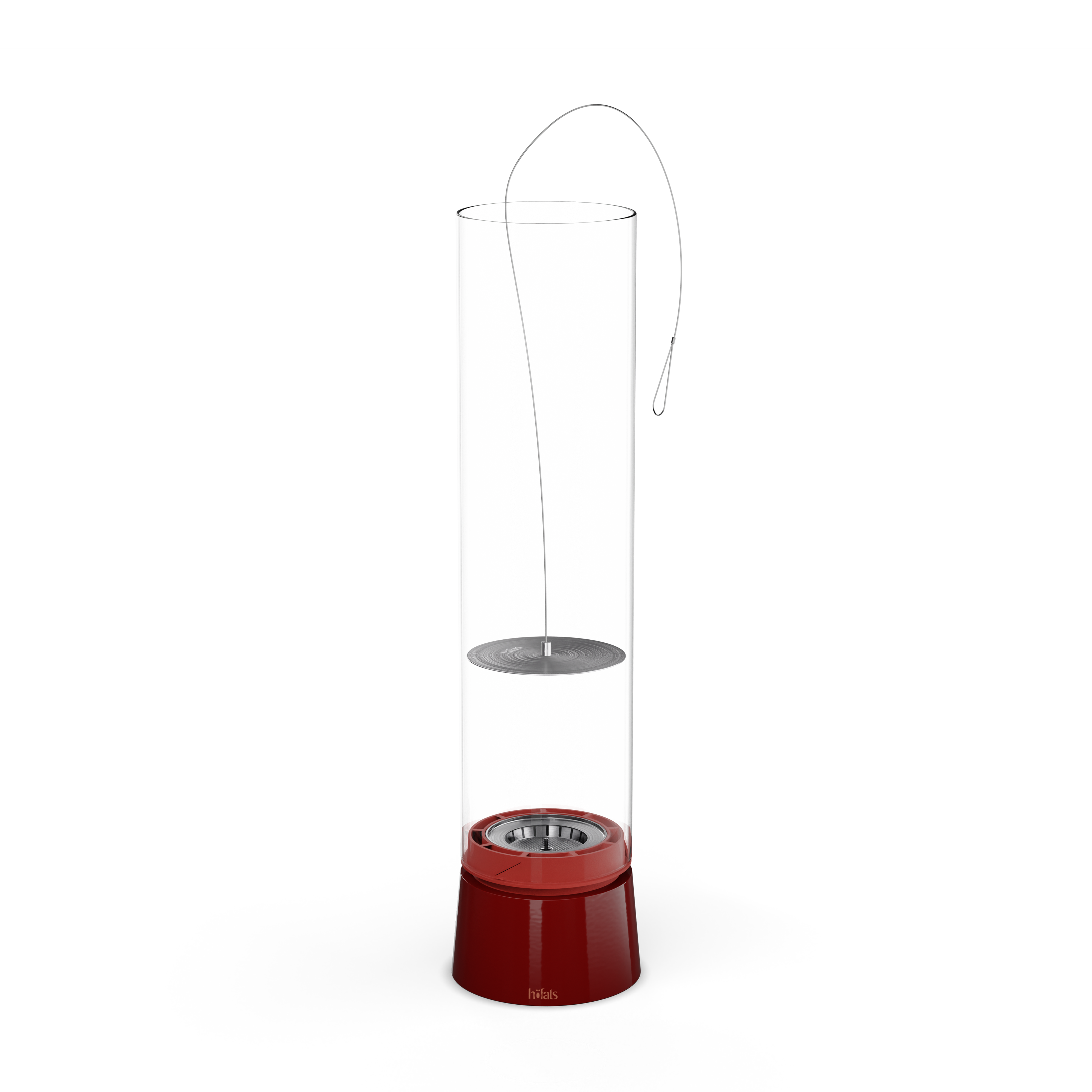 Bio-ethanol Tafelhaard SPIN air 1200 Rood Emaille