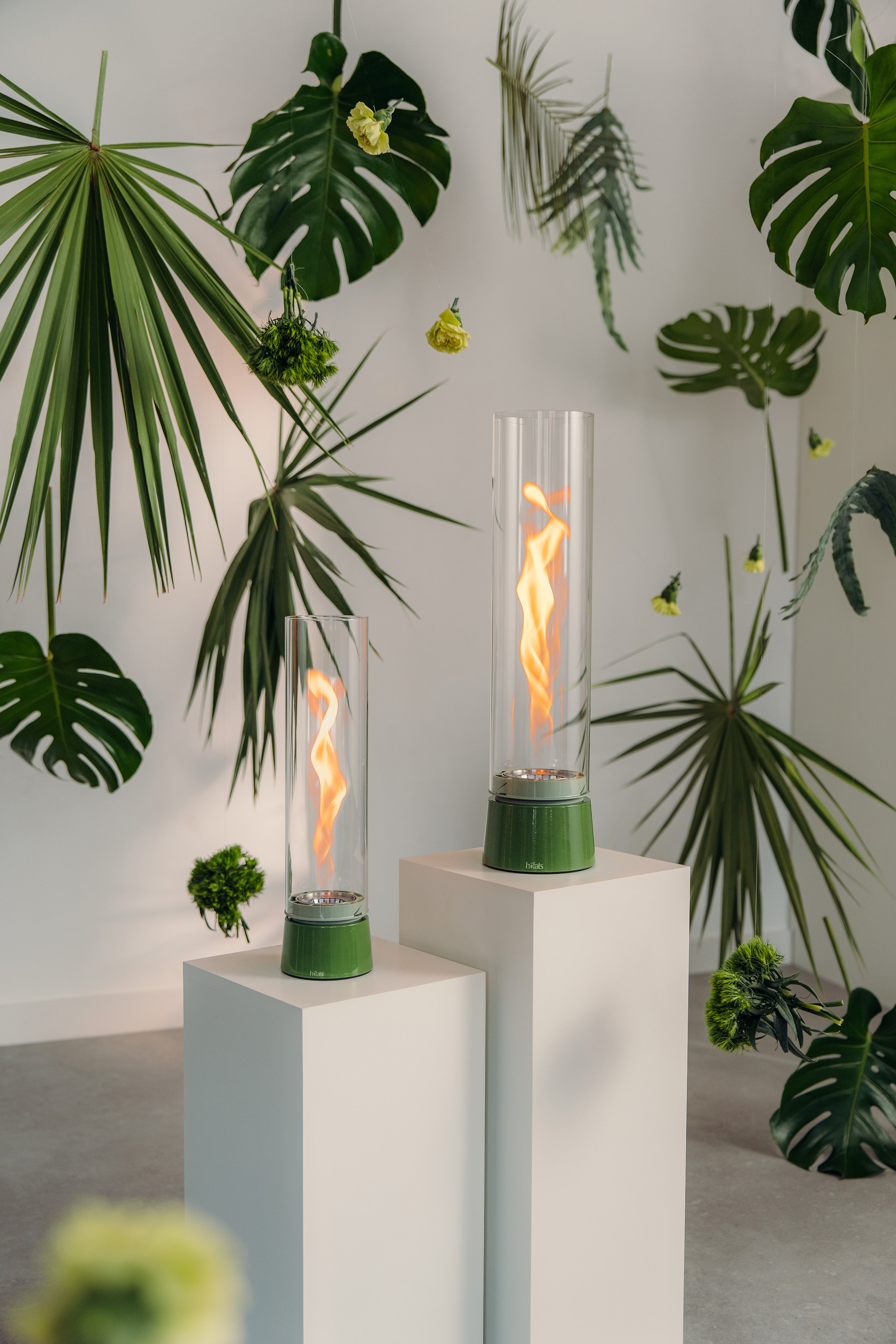 Bio-ethanol Tafelhaard SPIN air 900 Groen Emaille