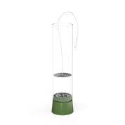 Bio-ethanol Tafelhaard SPIN air 1200 Groen Emaille