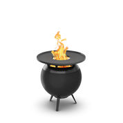 höfats MOON 45 Plancha Grillset Laag Volledig Zwart