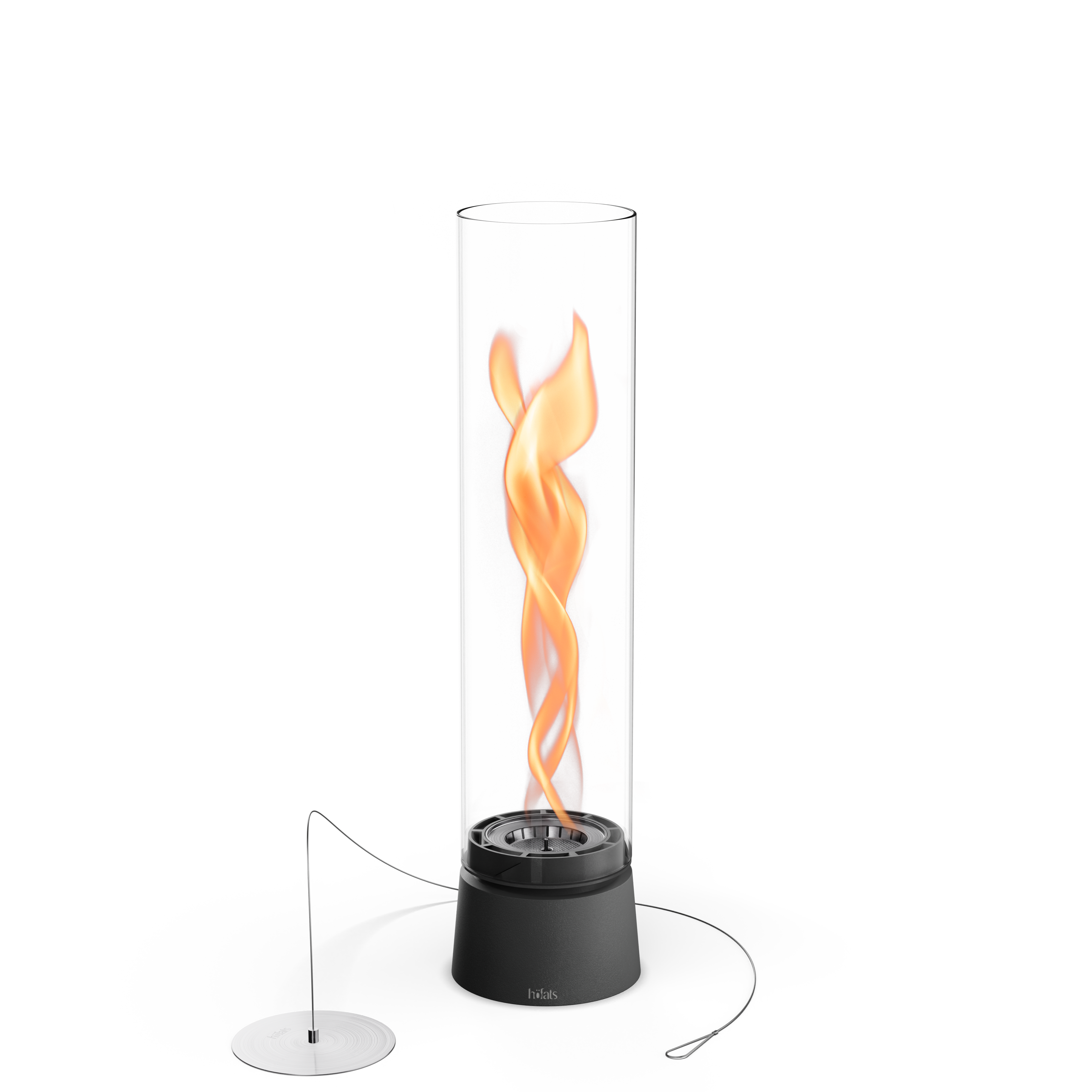 Bio-ethanol Tafelhaard SPIN air 1200 Mat Zwart