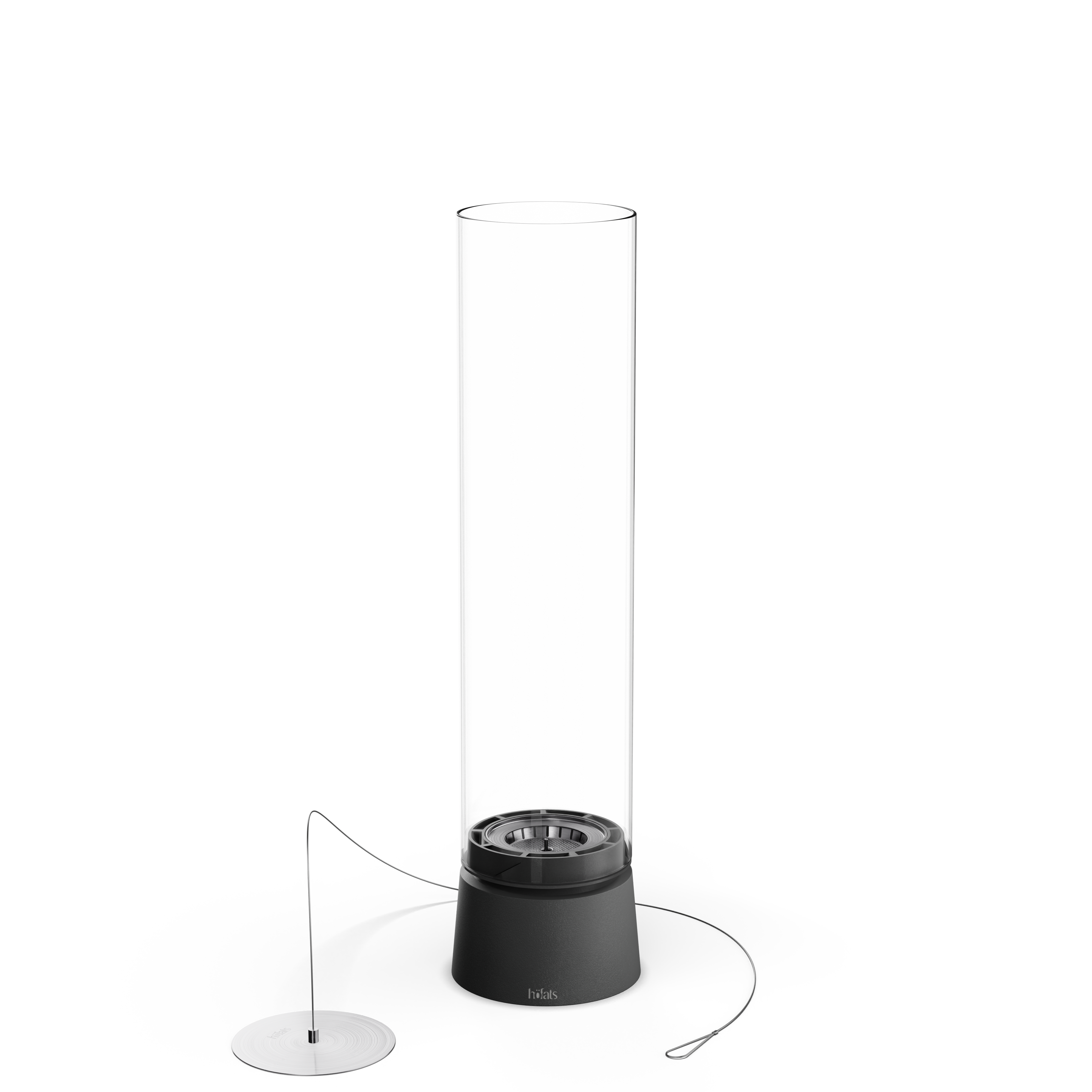 00903_SPIN-air-1200-Tischfeuer-Alu-mattschwarz-Loeschdeckel-01.png