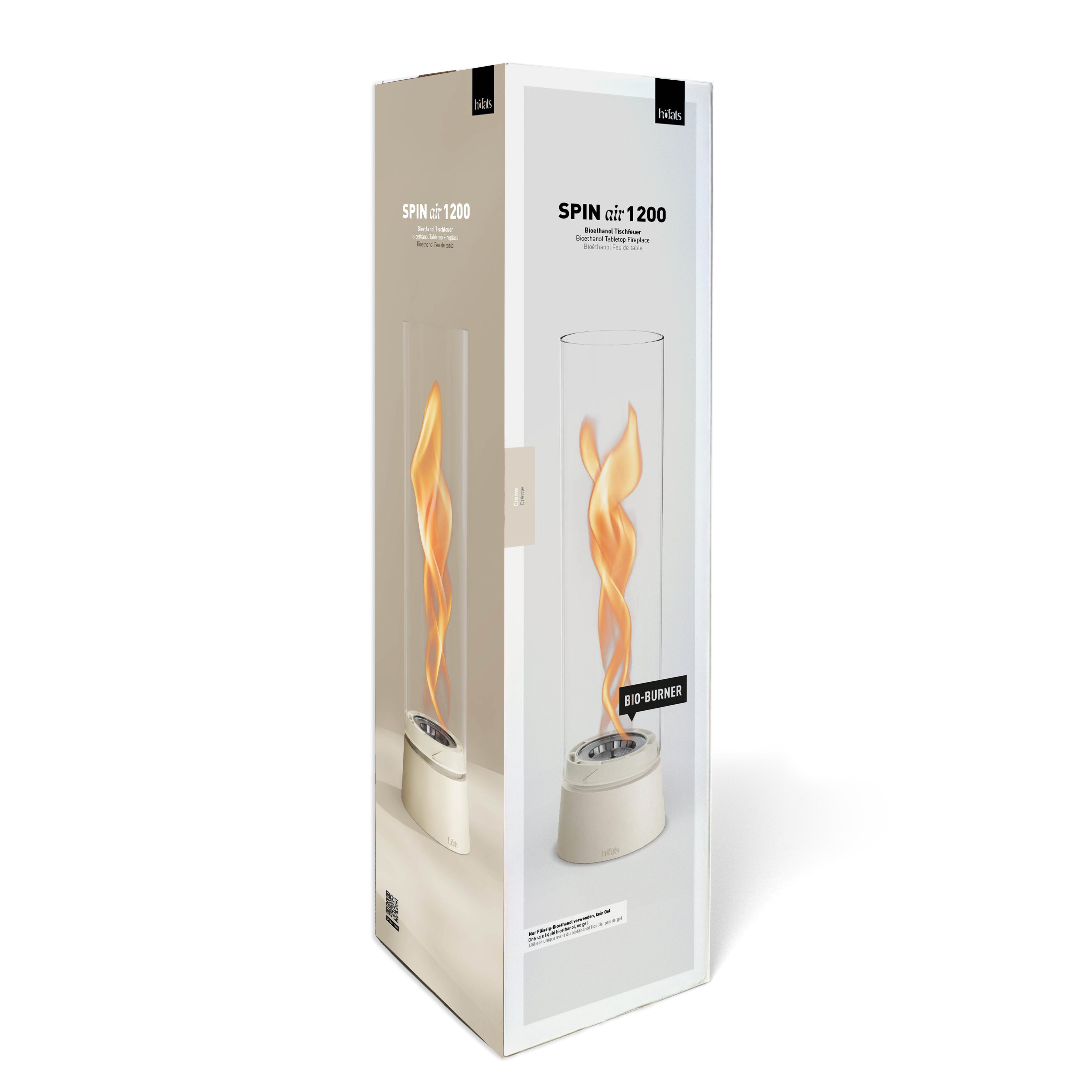 Bio-ethanol Tafelhaard SPIN air 1200 Crème
