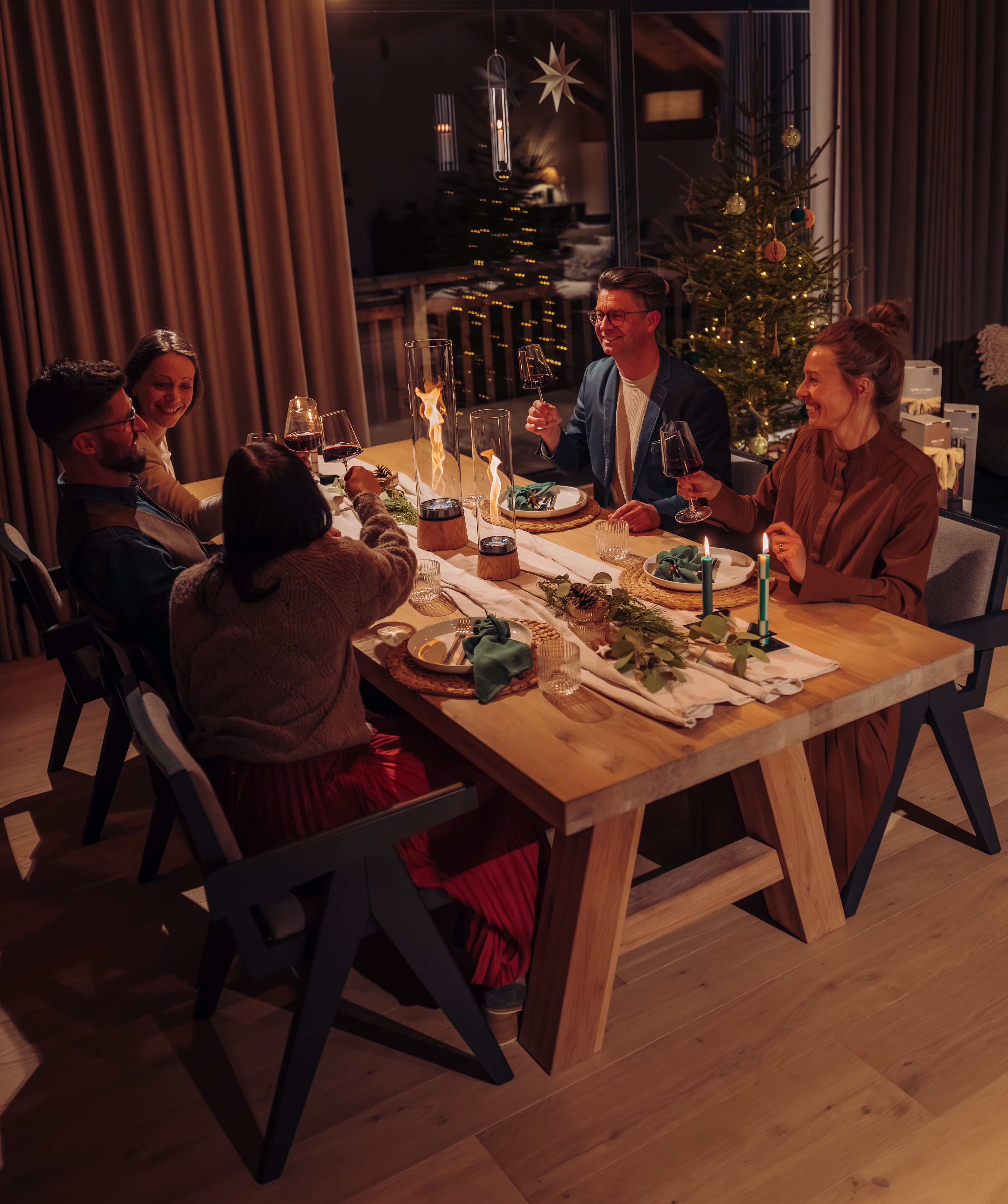 Bio-ethanol Tafelhaard SPIN air 1200 Eikenhout