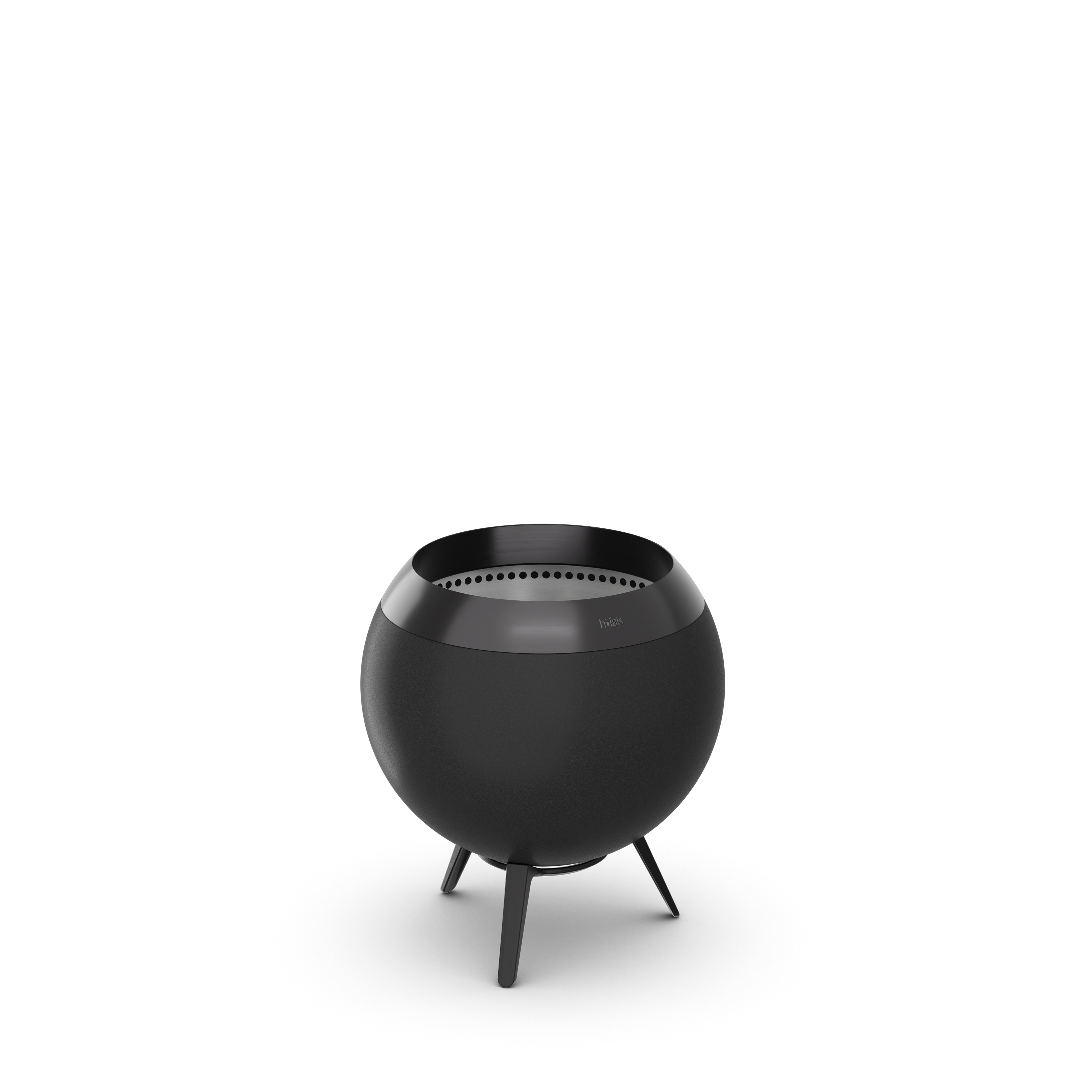 höfats MOON 45 Plancha Grillset Laag Volledig Zwart