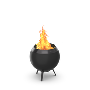 höfats MOON 45 Plancha Grillset Laag Volledig Zwart