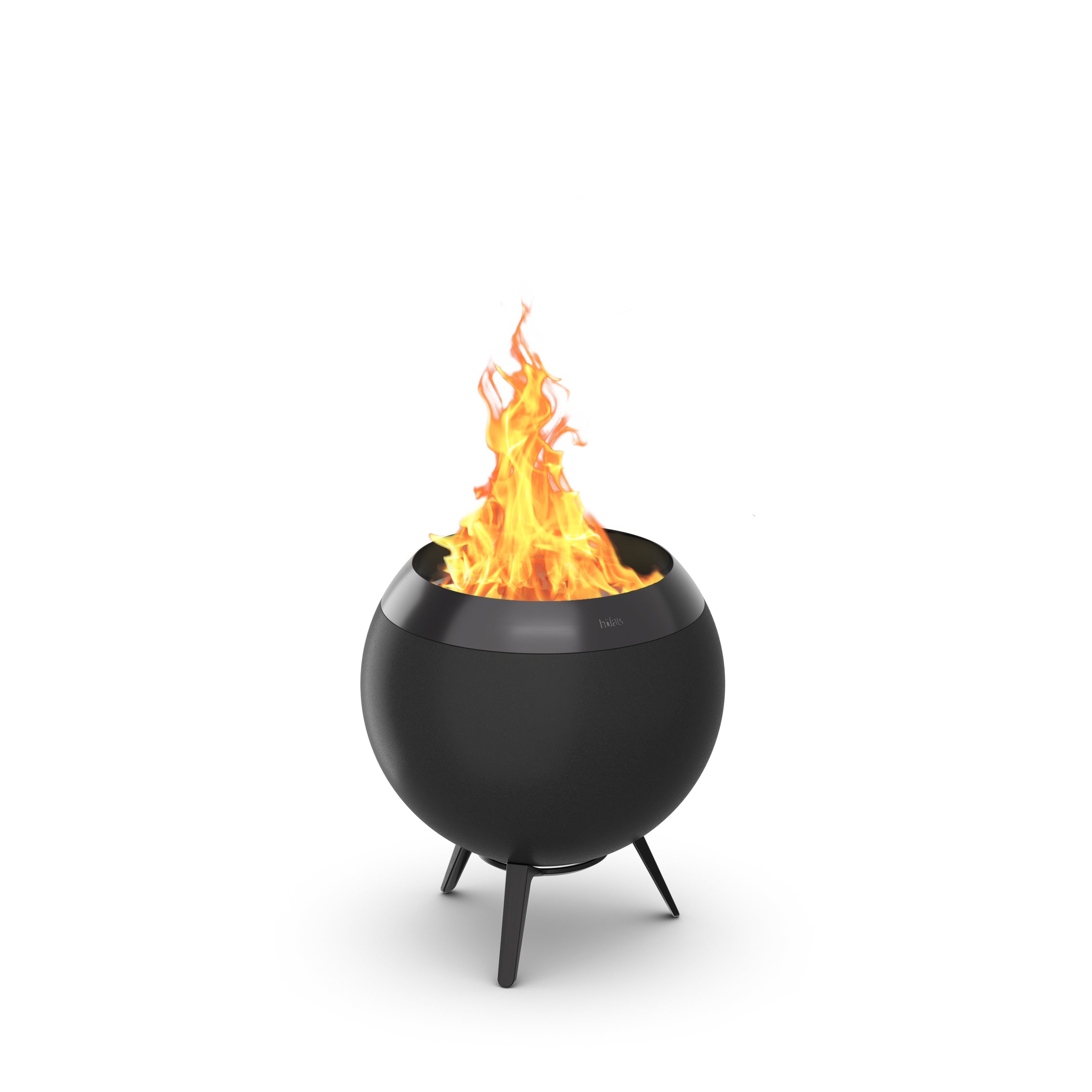 höfats MOON 45 Plancha Grillset Laag Volledig Zwart