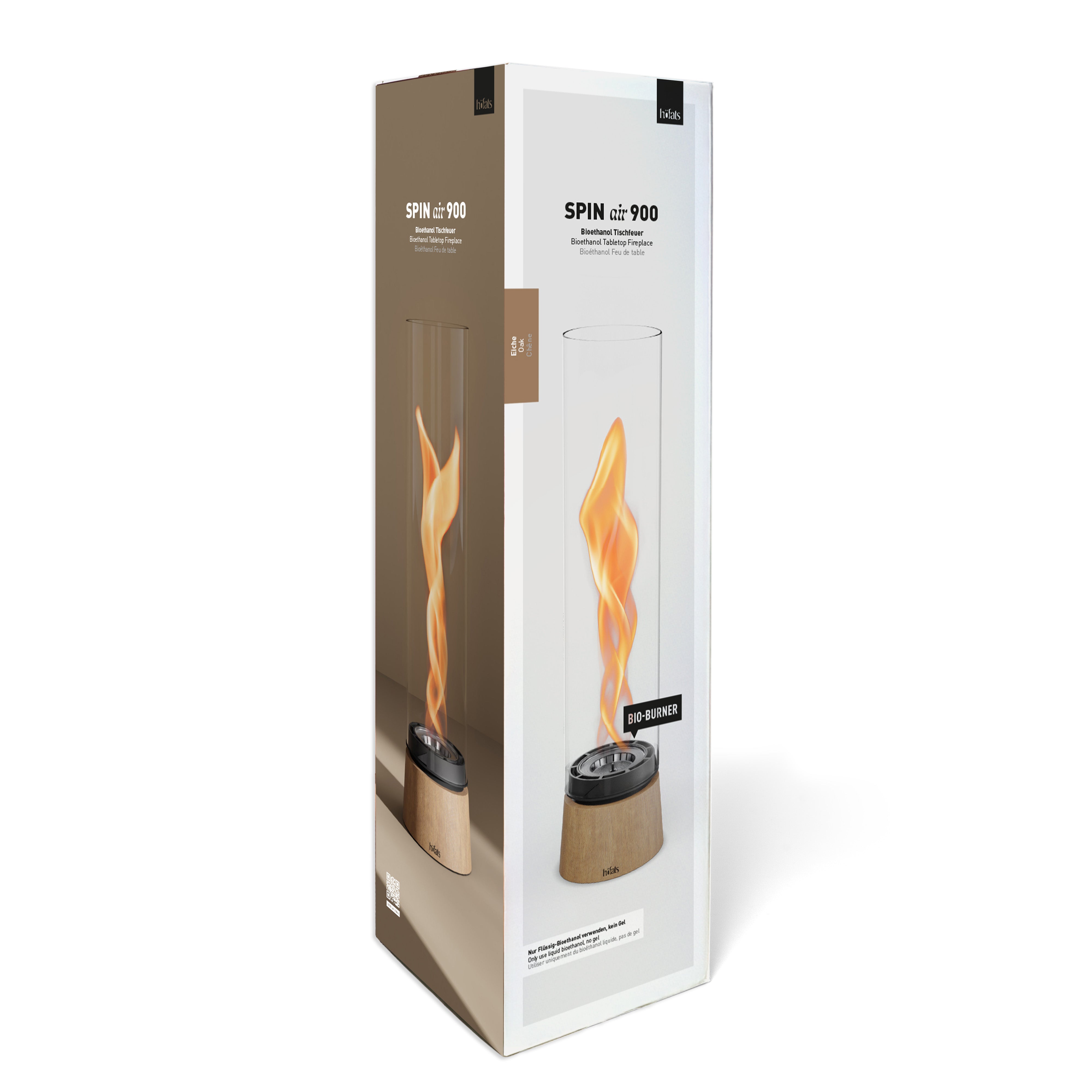 Bio-ethanol Tafelhaard SPIN air 900 Eikenhout