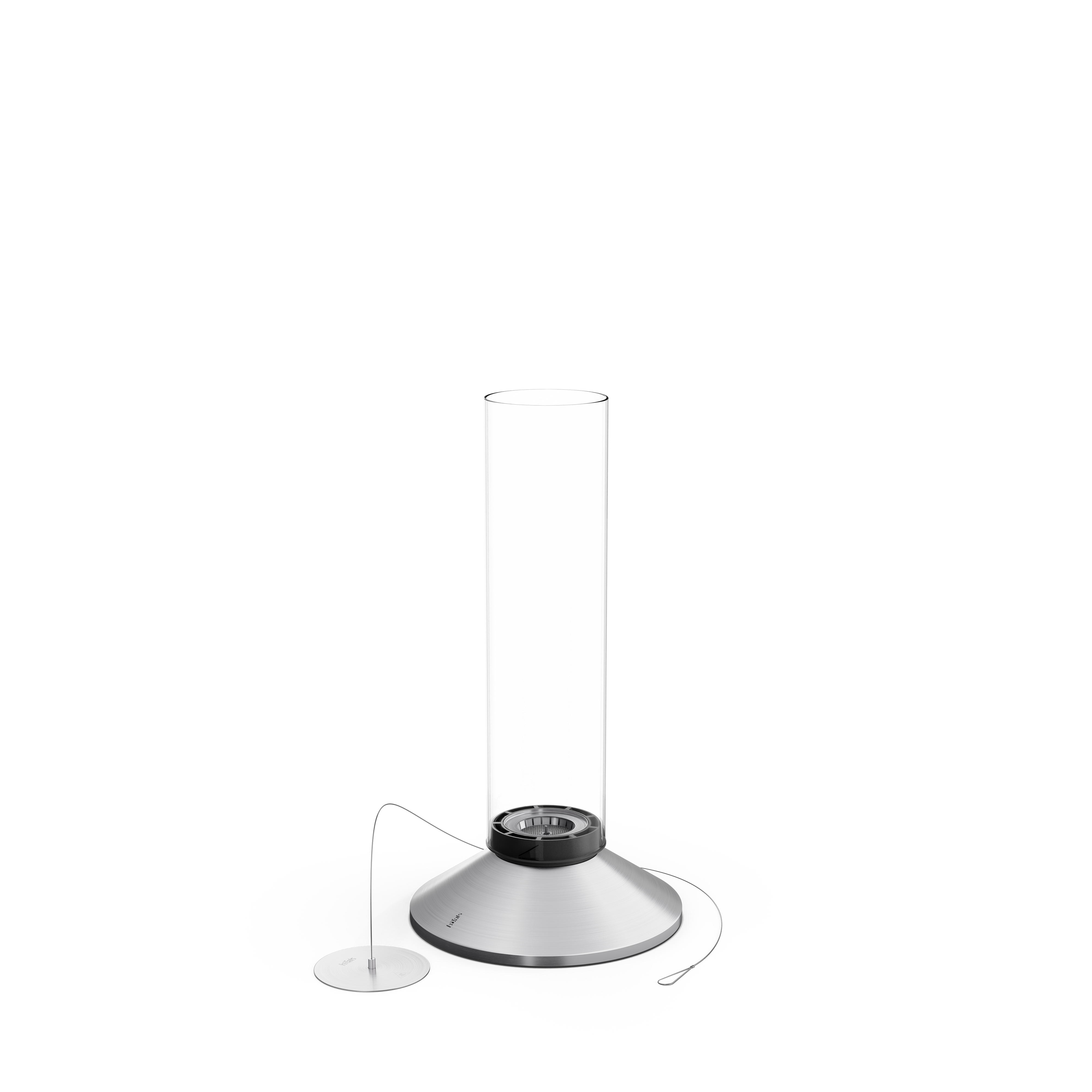 Bio-ethanol Tafelhaard SPIN X 900 Zilver