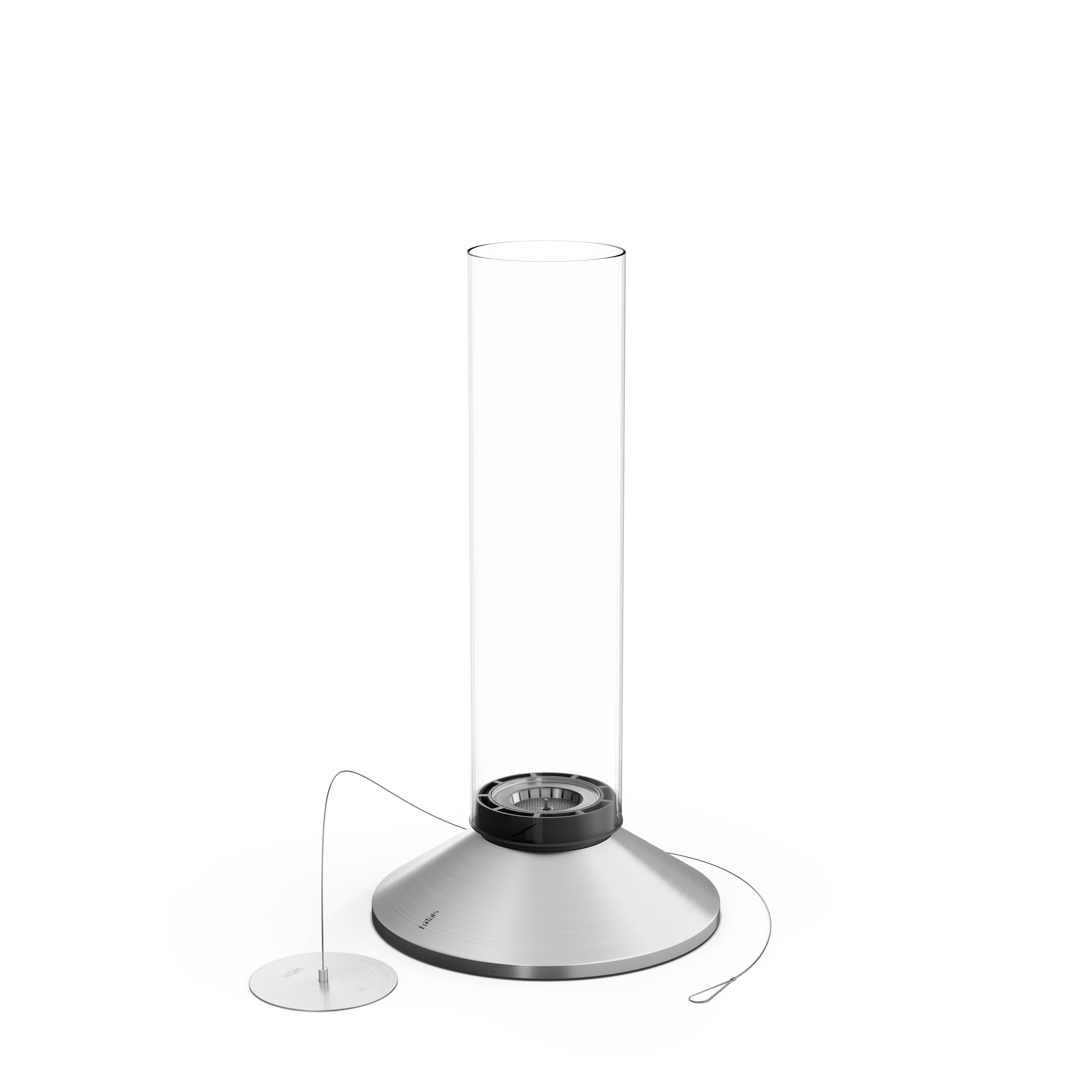 Bio-ethanol Tafelhaard SPIN X 1200 Zilver