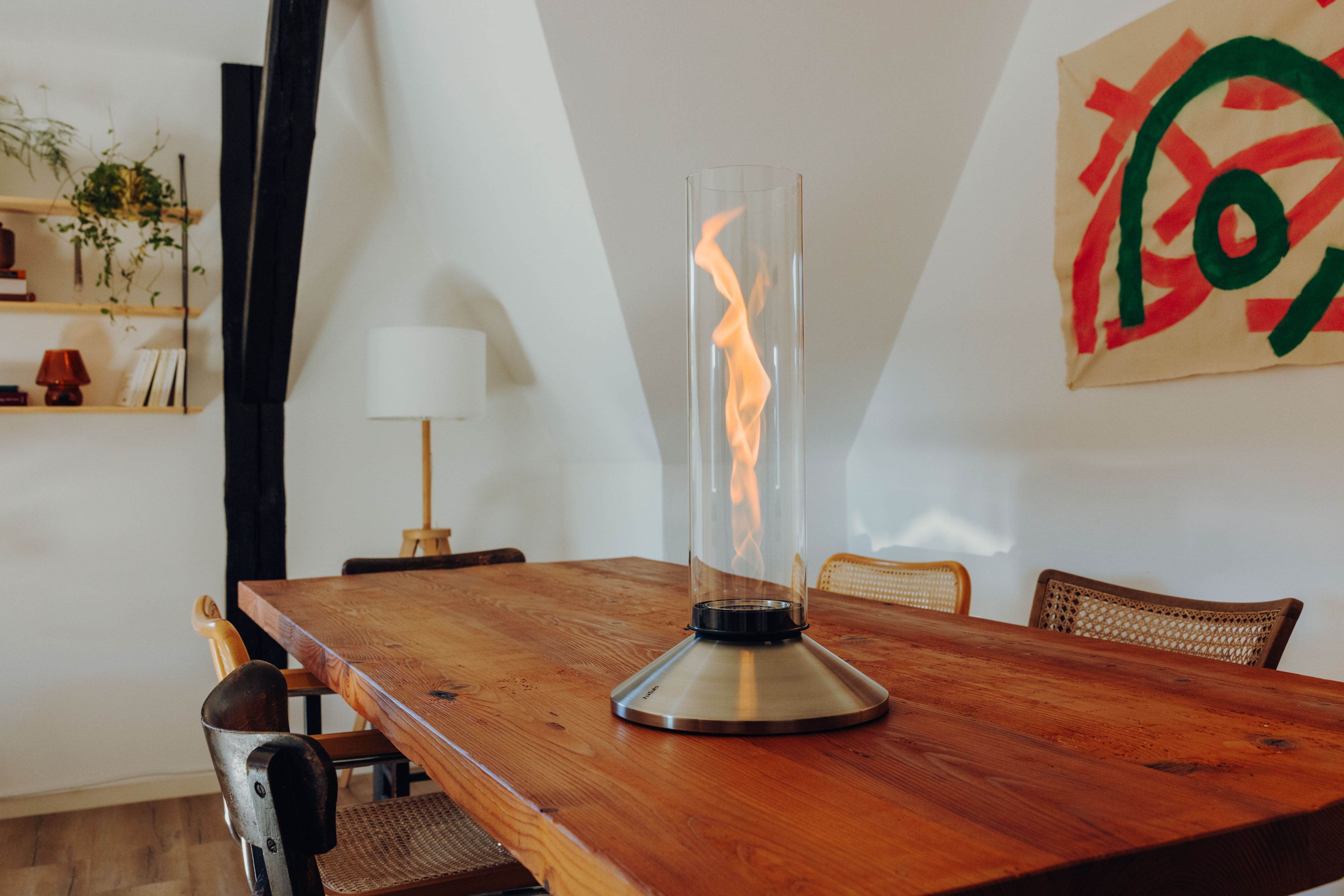 Bio-ethanol Tafelhaard SPIN X 1200 Zilver