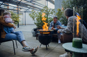 höfats MOON 45 Plancha Grillset Laag Volledig Zwart
