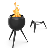 höfats MOON 45 Vuurset Flex Volledig Zwart