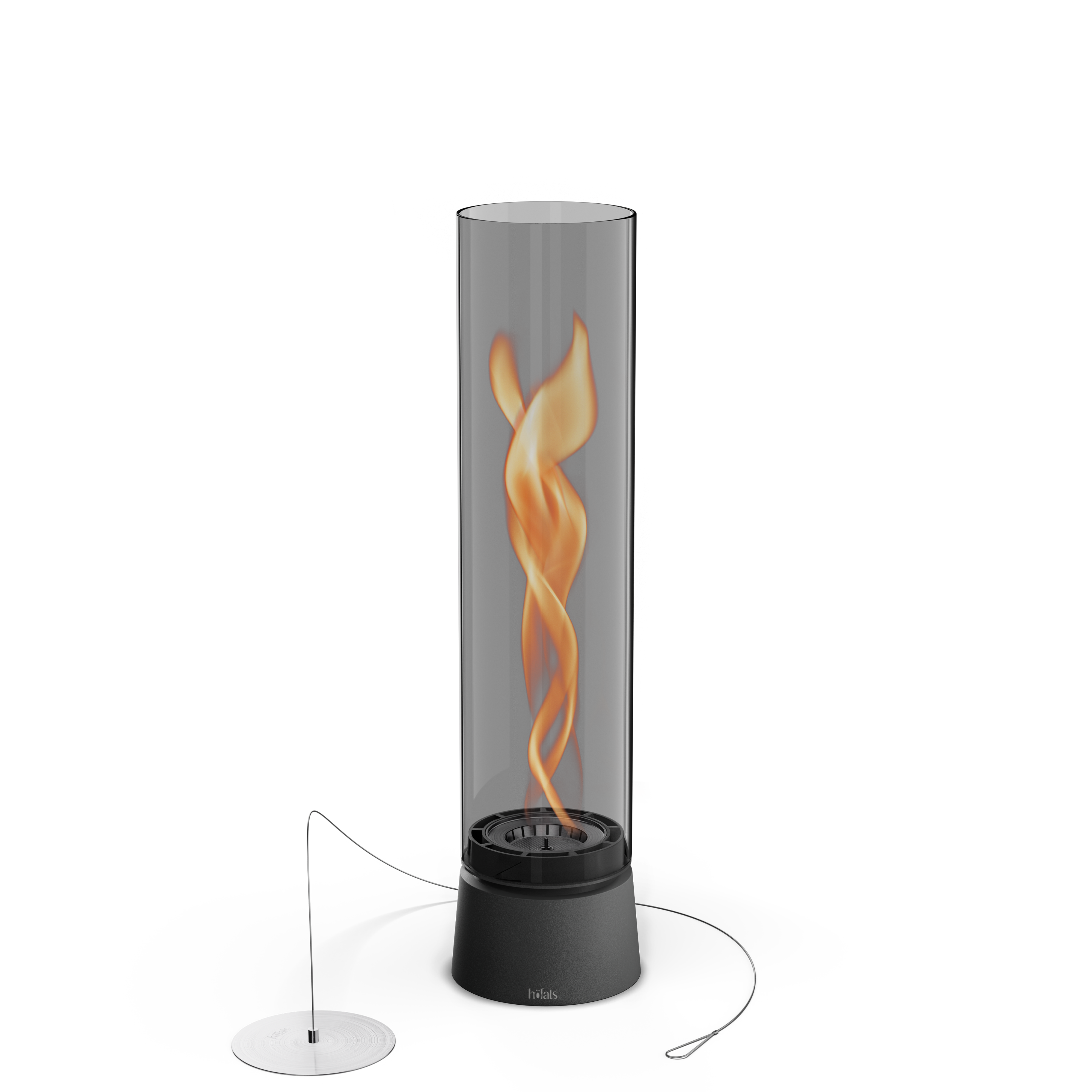 Bio-ethanol Tafelhaard SPIN air 1200 Volledig Zwart