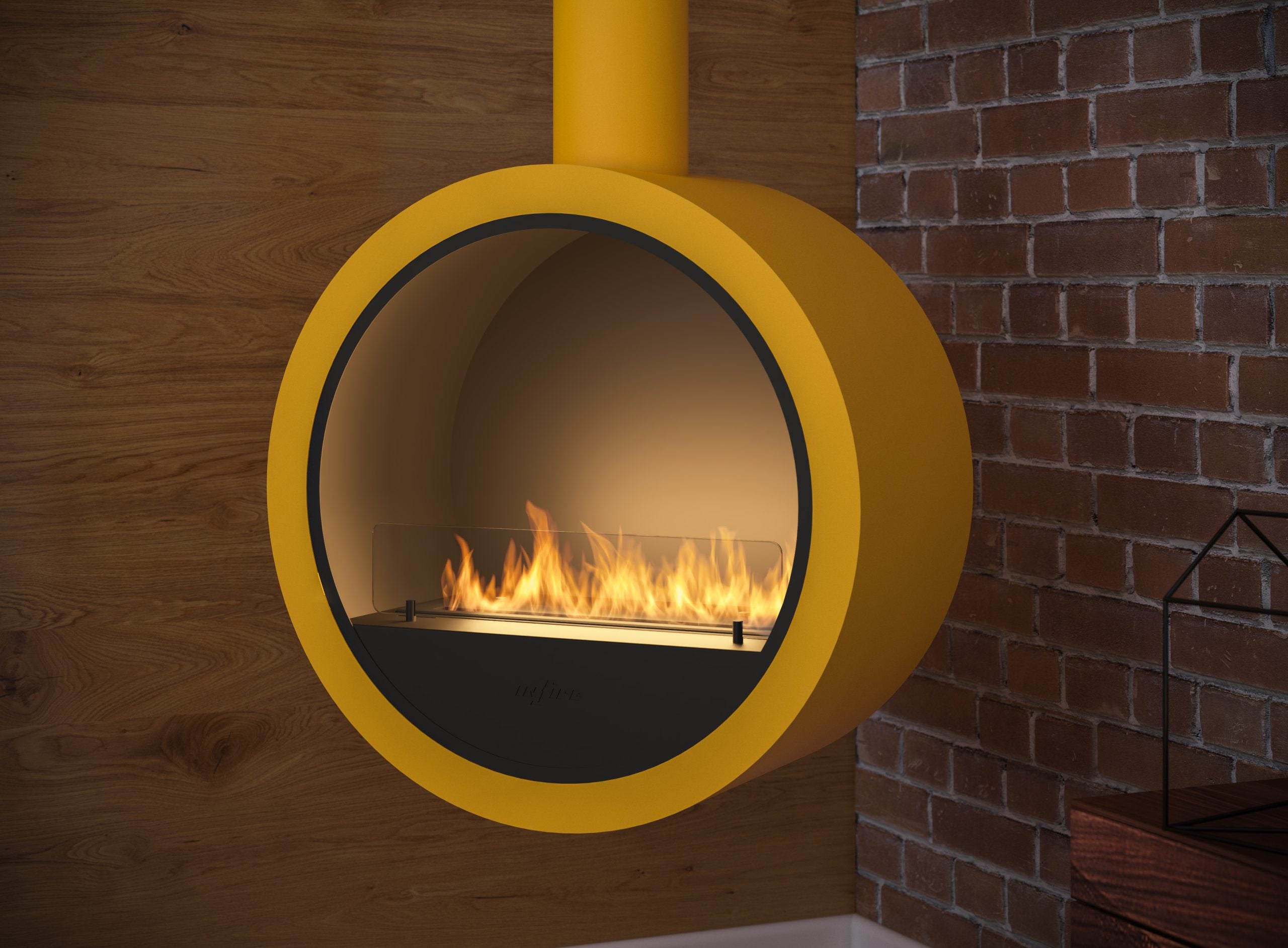 Incyrcle Bio-Ethanol Hangende Haard Plafondmontage – Infire