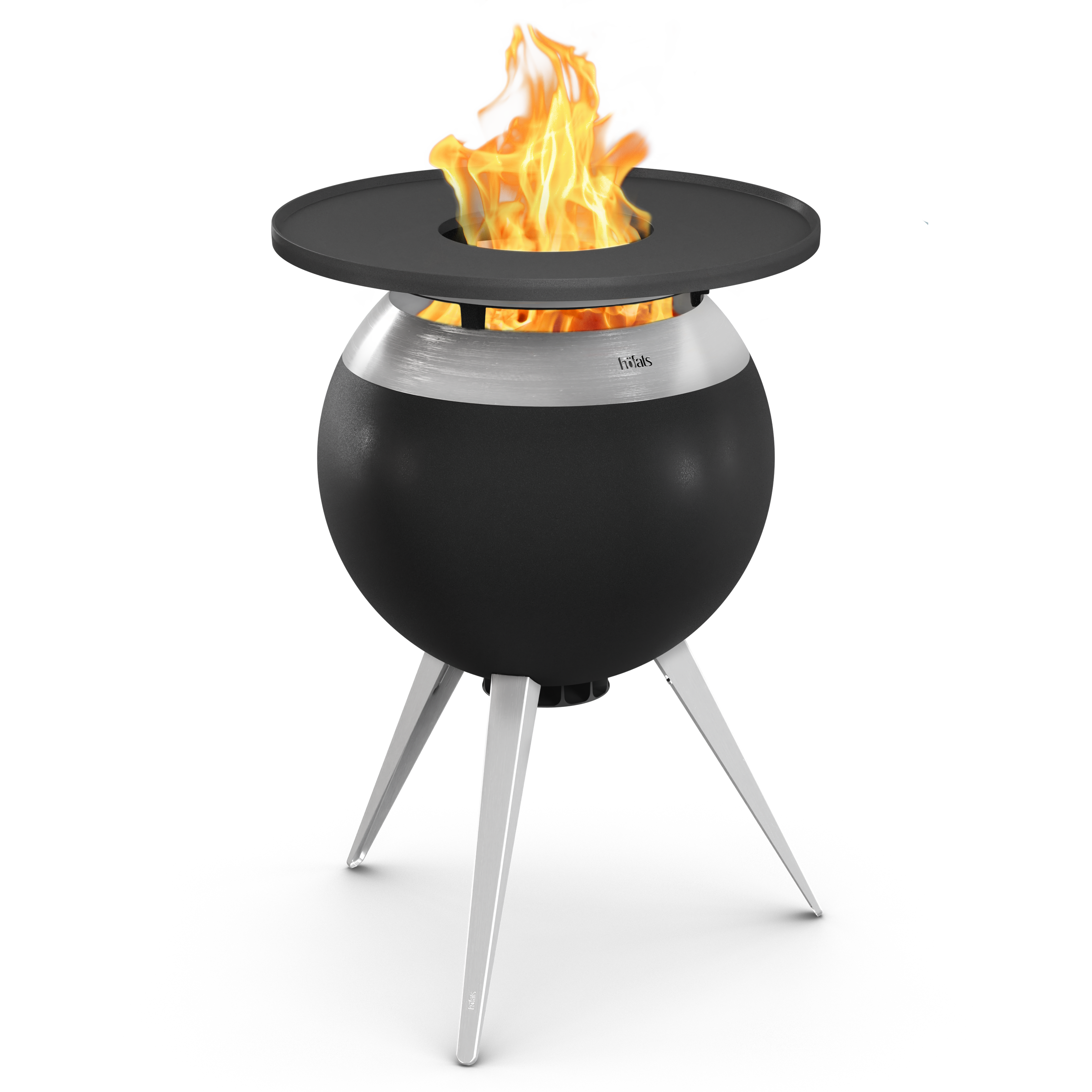 höfats MOON 55 Plancha Grillset Hoog