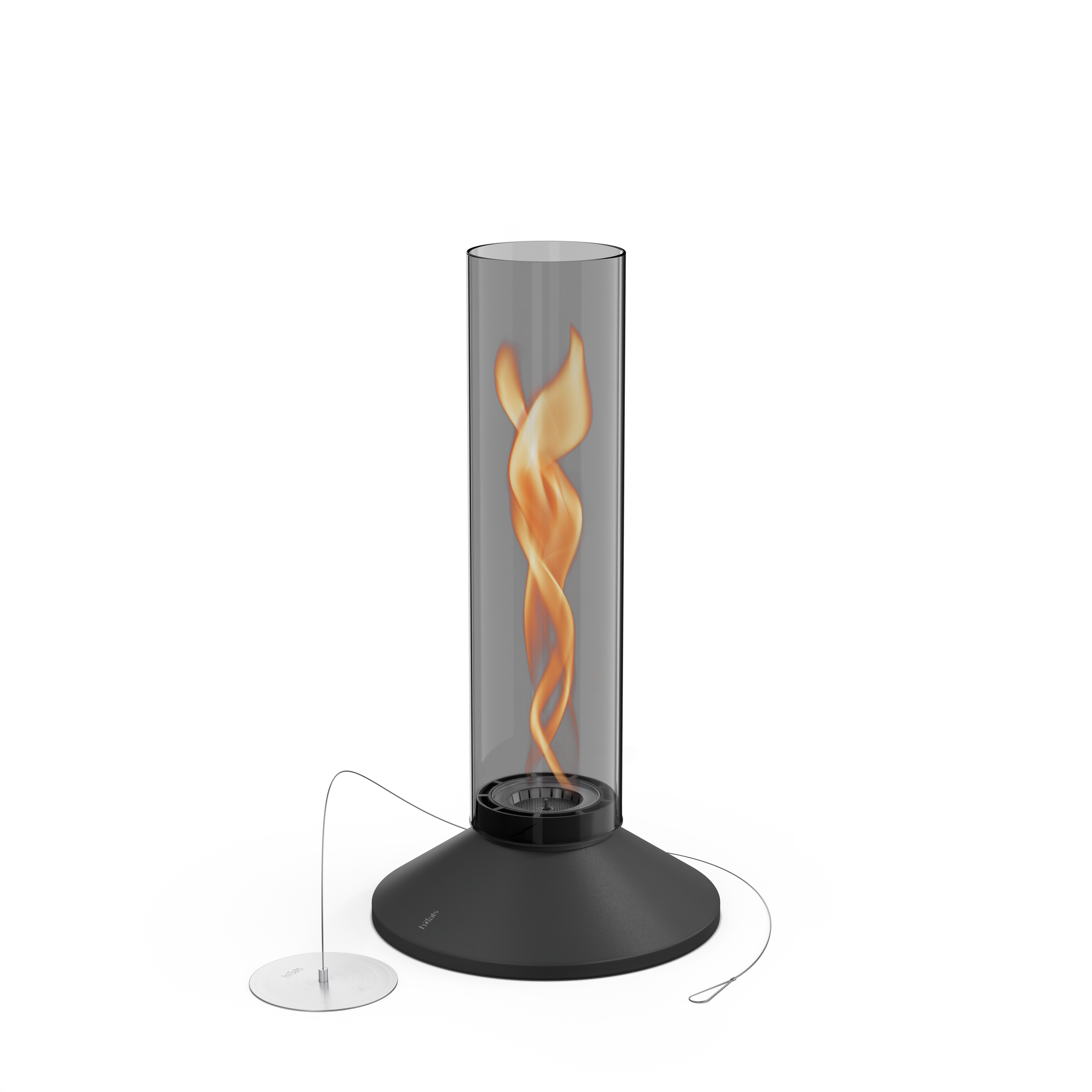 Bio-ethanol Tafelhaard SPIN X 1200 Volledig Zwart