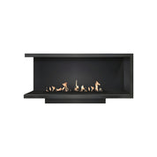 Base Links Inbouwhoekhaard 100 cm - Holdbarefires