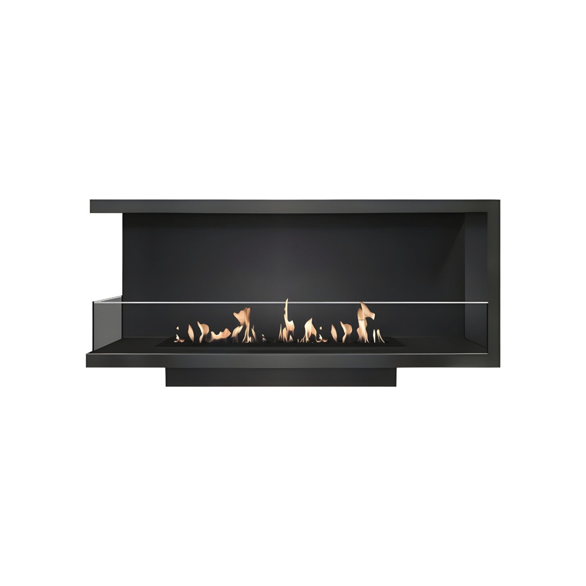 Base Links Inbouwhoekhaard 100 cm - Holdbarefires