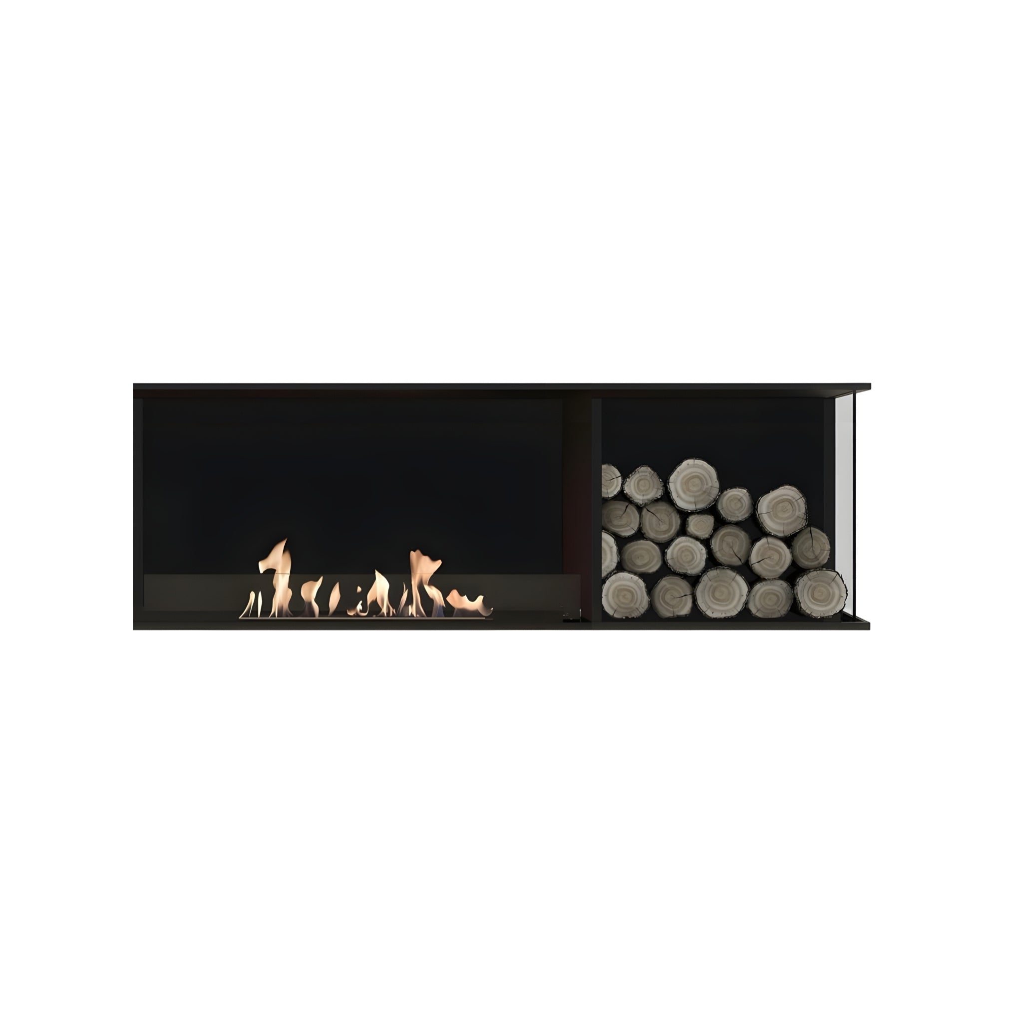 Main Deluxe Rechts Inbouwhaard 100 cm - Holdbarefires