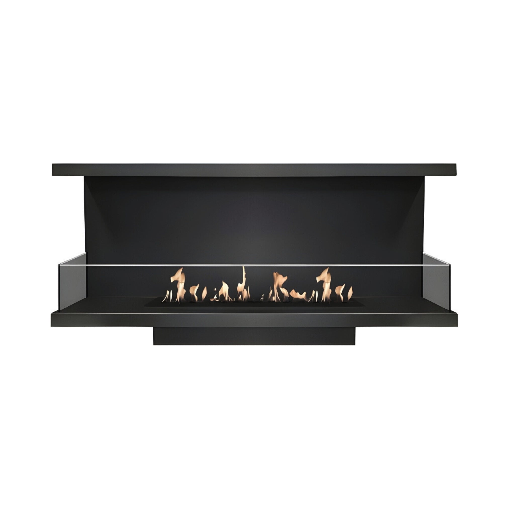Made Driezijdig Inbouwhaard 110 cm - Holdbarefires