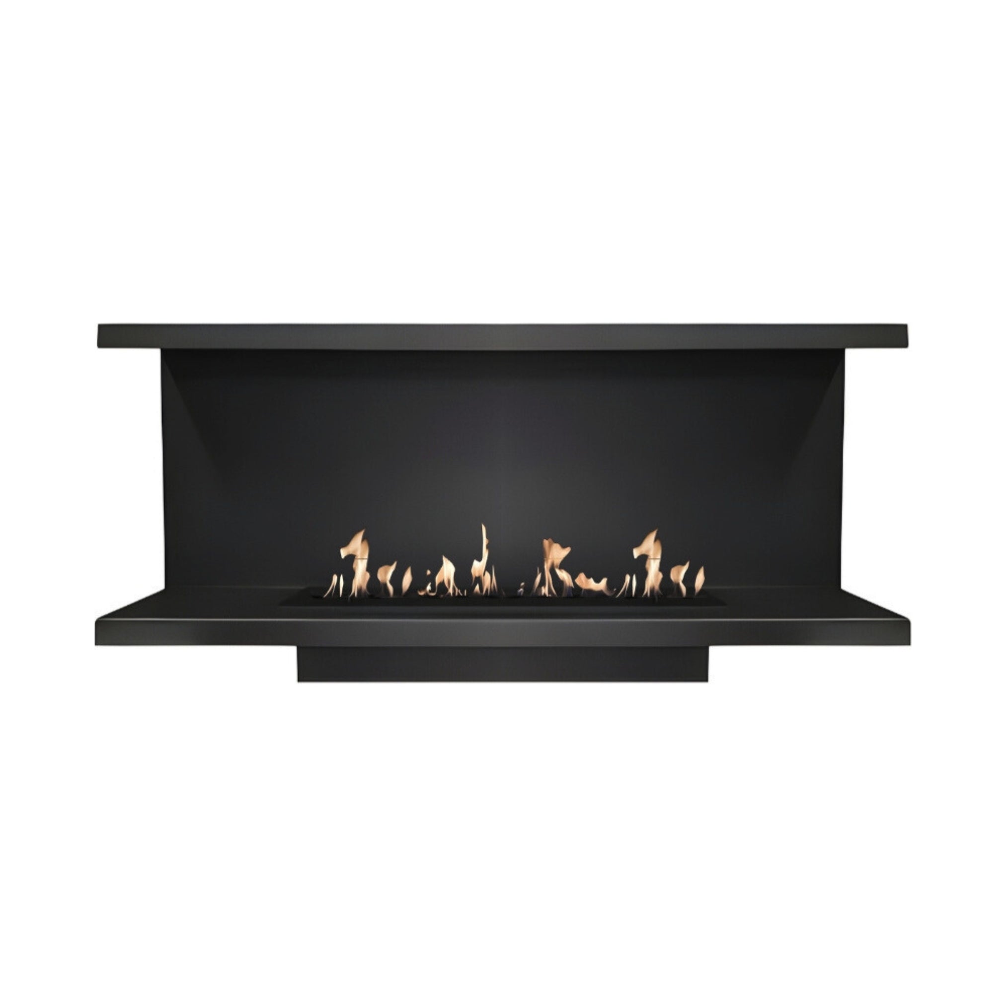 Made Driezijdig Inbouwhaard 120 cm - Holdbarefires