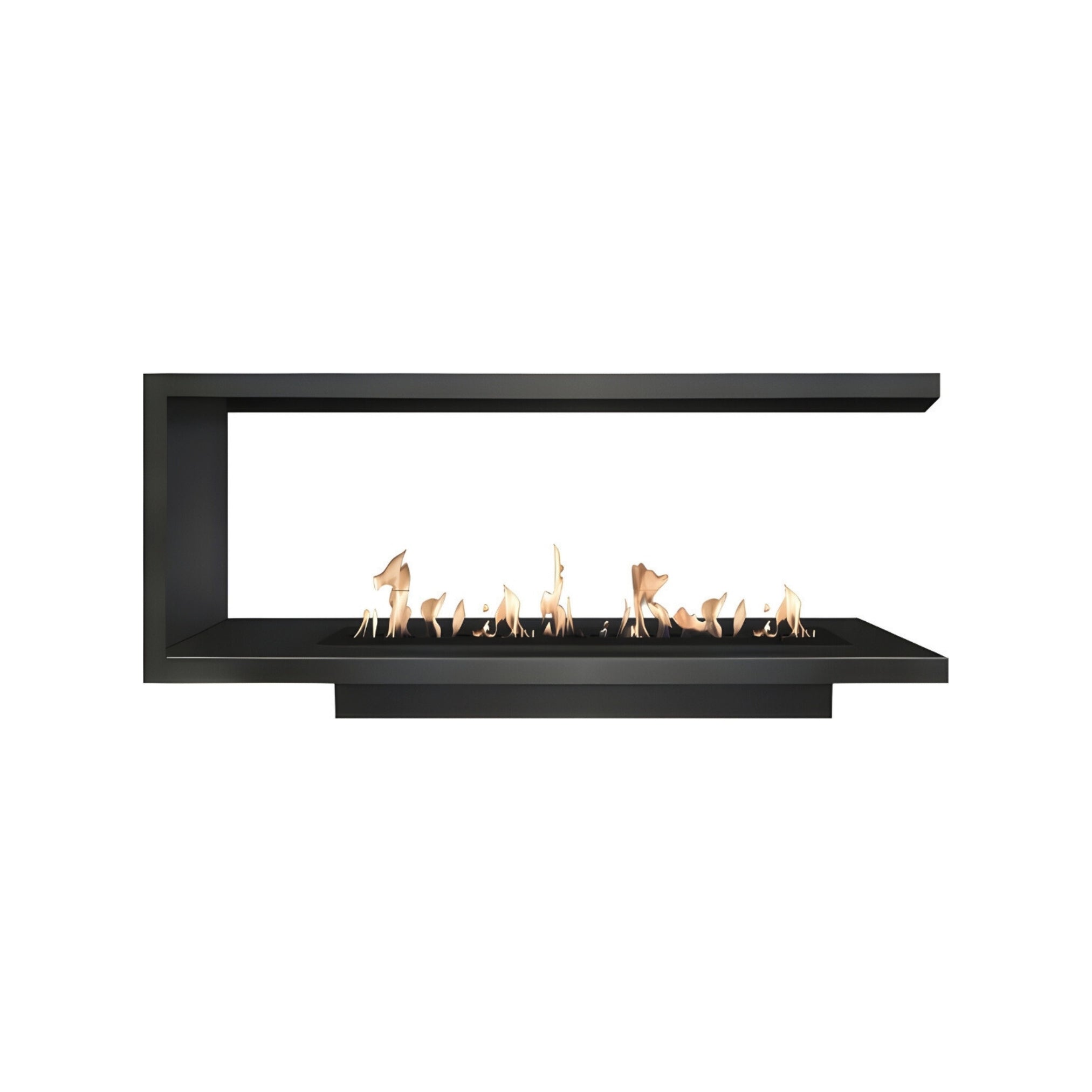 Saint U Vorm Driezijdig Inbouwhaard 130 cm - Holdbarefires