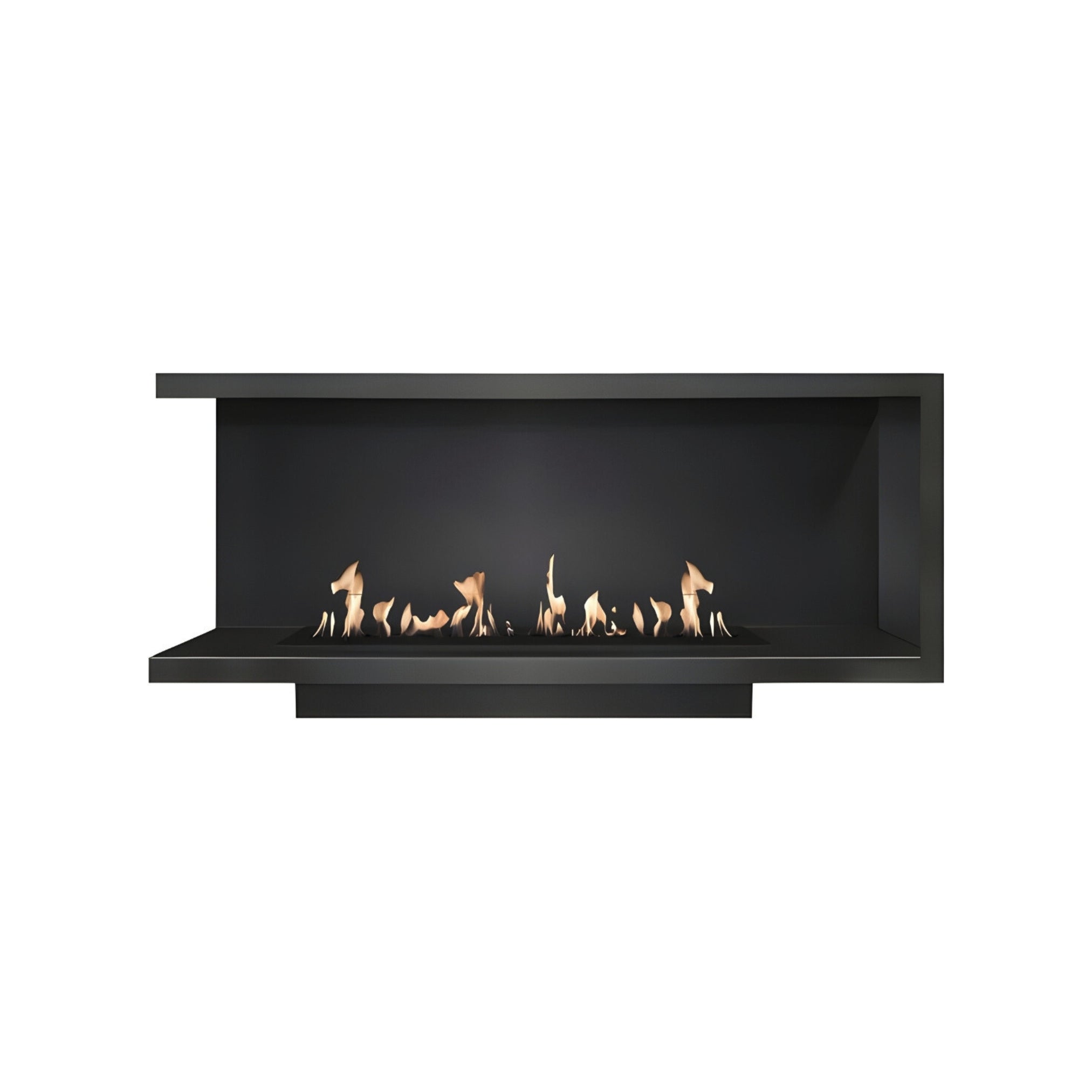 Base Links Inbouwhoekhaard 130 cm - Holdbarefires