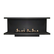 Made Driezijdig Inbouwhaard 150 cm - Holdbarefires