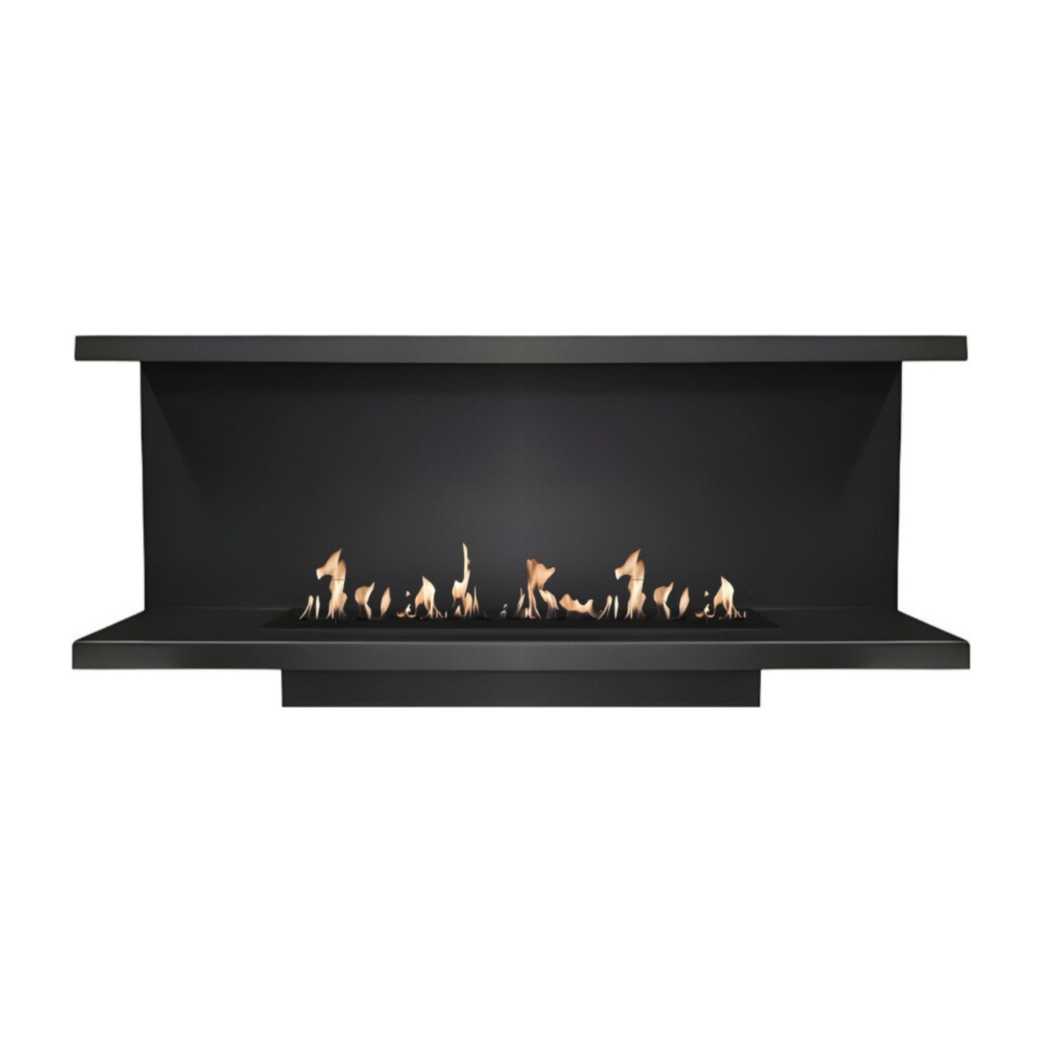 Made Driezijdig Inbouwhaard 150 cm - Holdbarefires