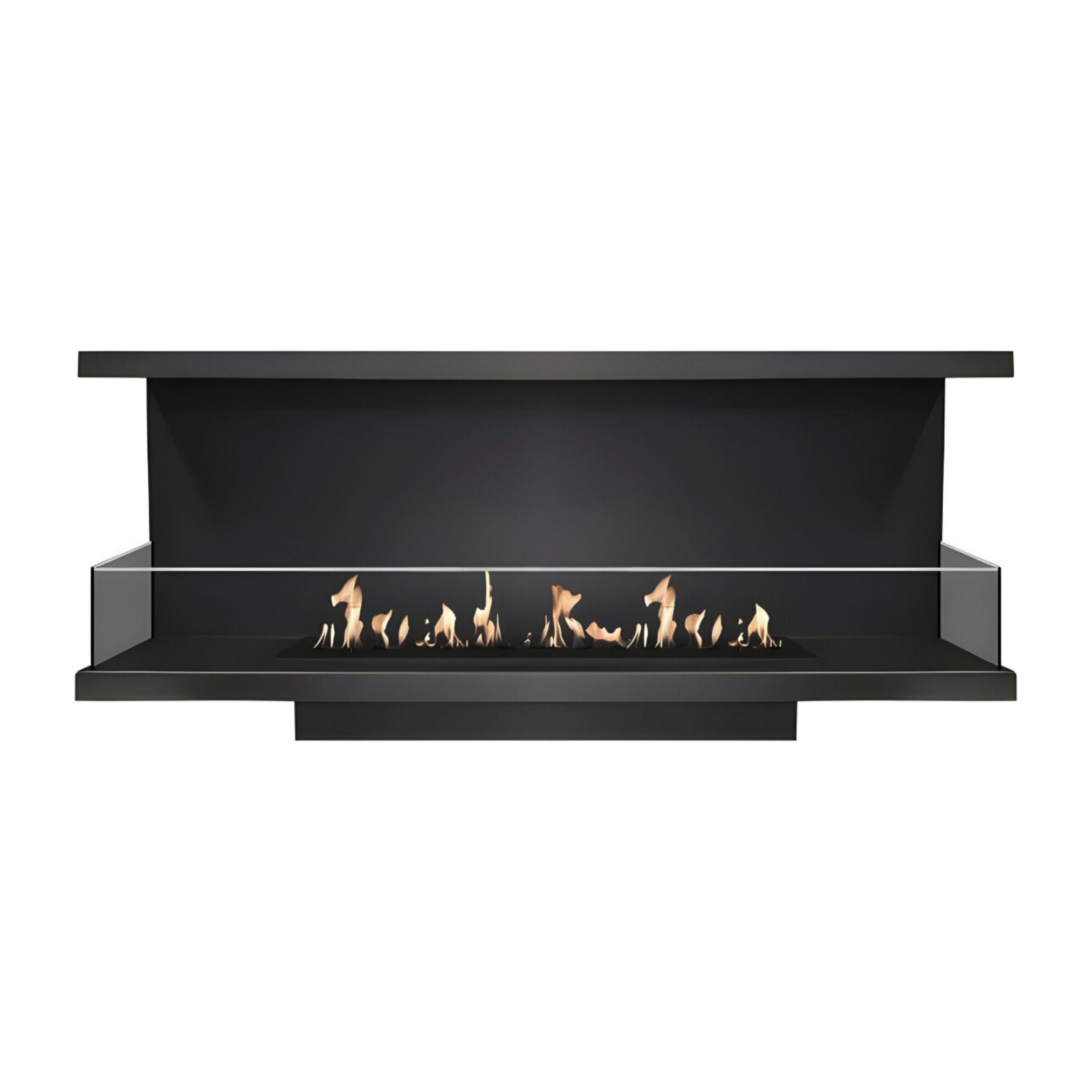 Made Driezijdig Inbouwhaard 150 cm - Holdbarefires
