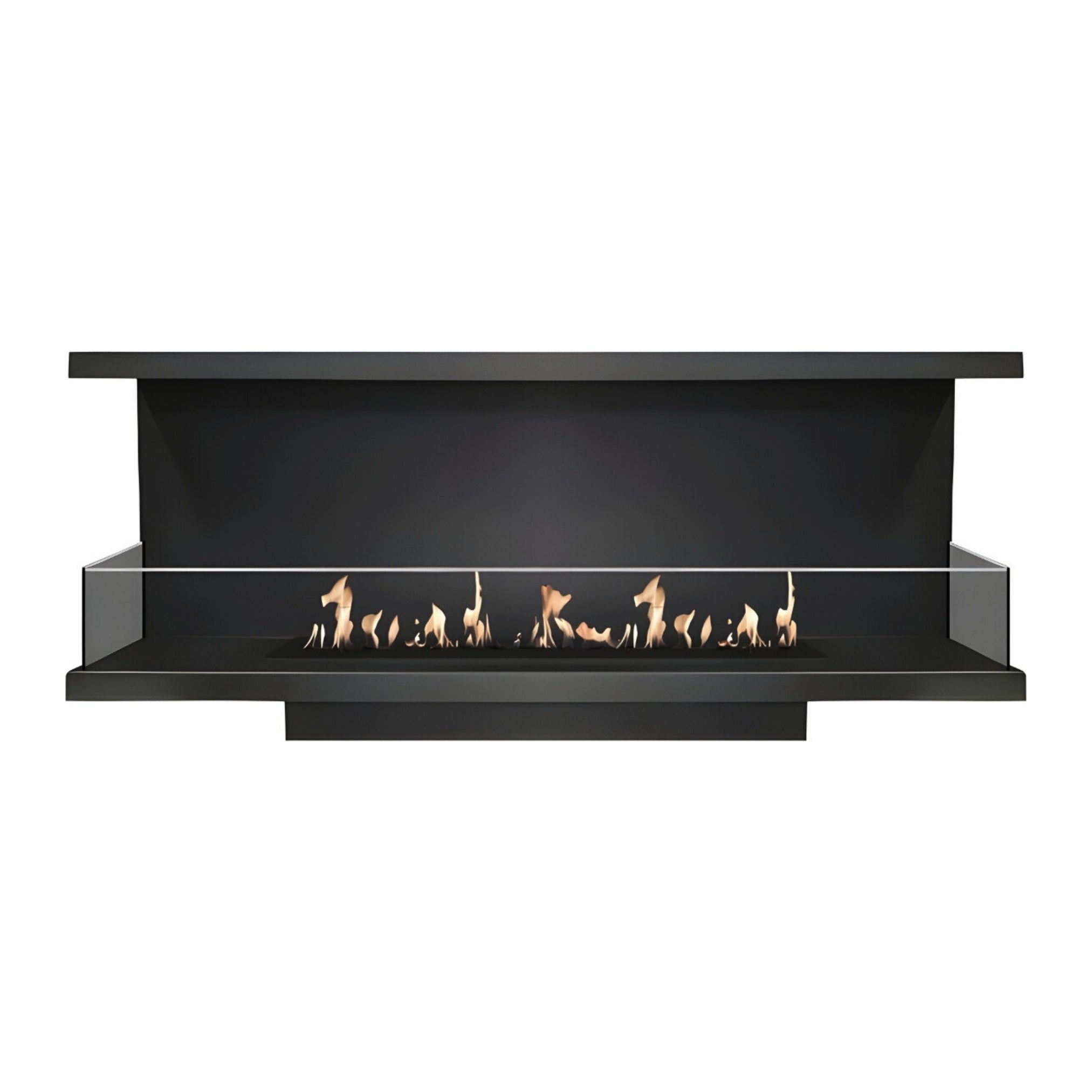 Made Driezijdig Inbouwhaard 160 cm - Holdbarefires