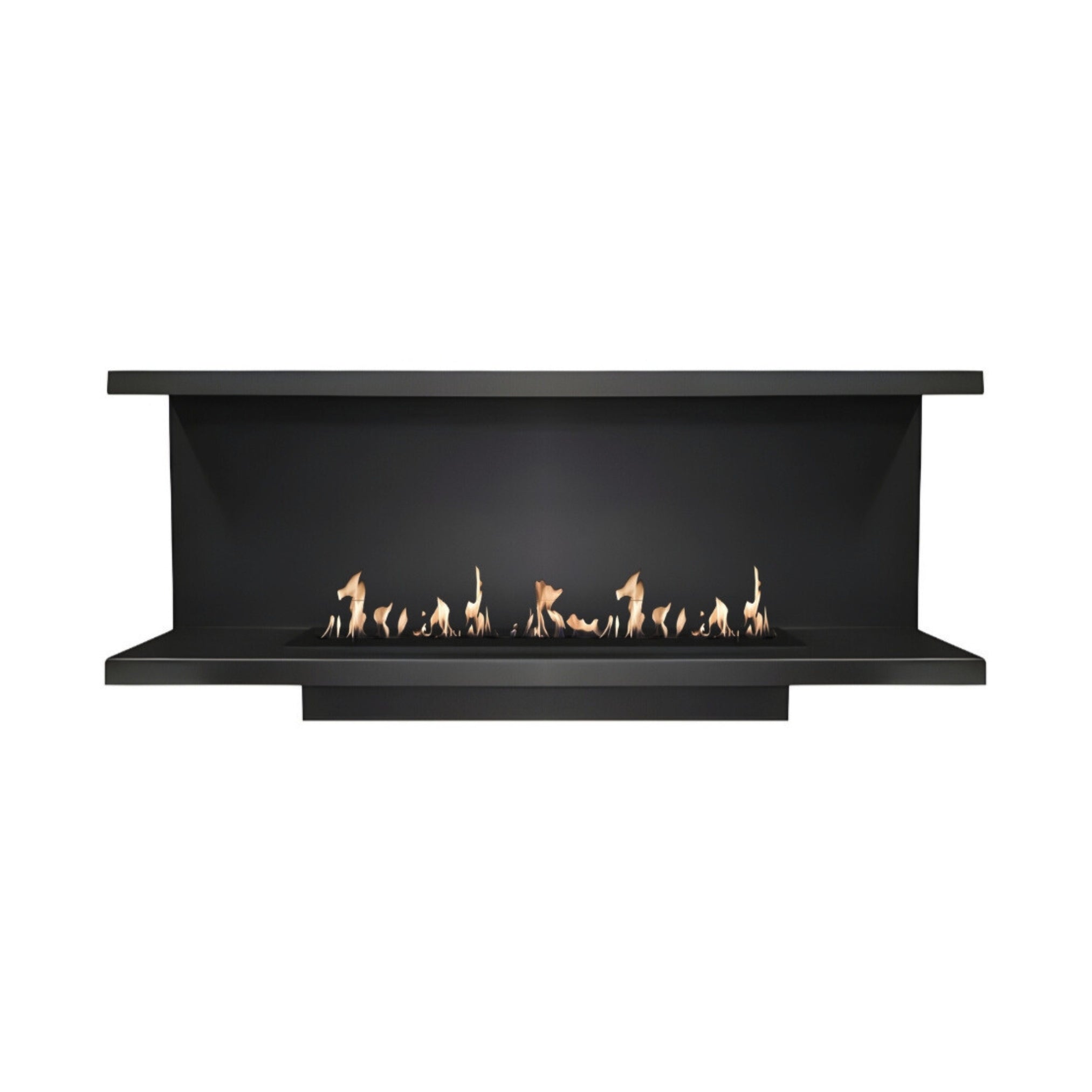 Made Driezijdig Inbouwhaard 170 cm - Holdbarefires