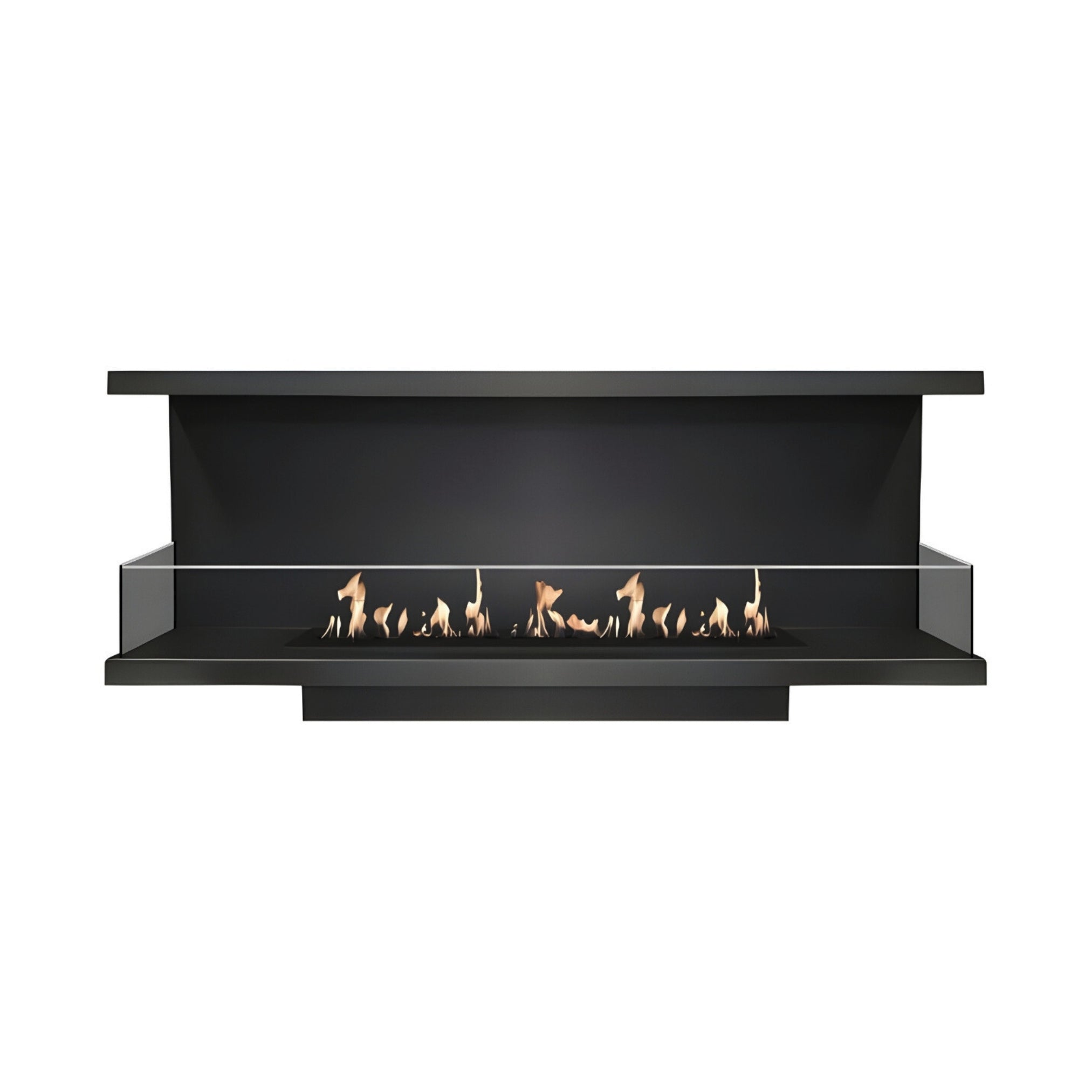 Made Driezijdig Inbouwhaard 170 cm - Holdbarefires