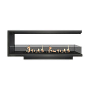 Saint U Vorm Driezijdig Inbouwhaard 180 cm - Holdbarefires
