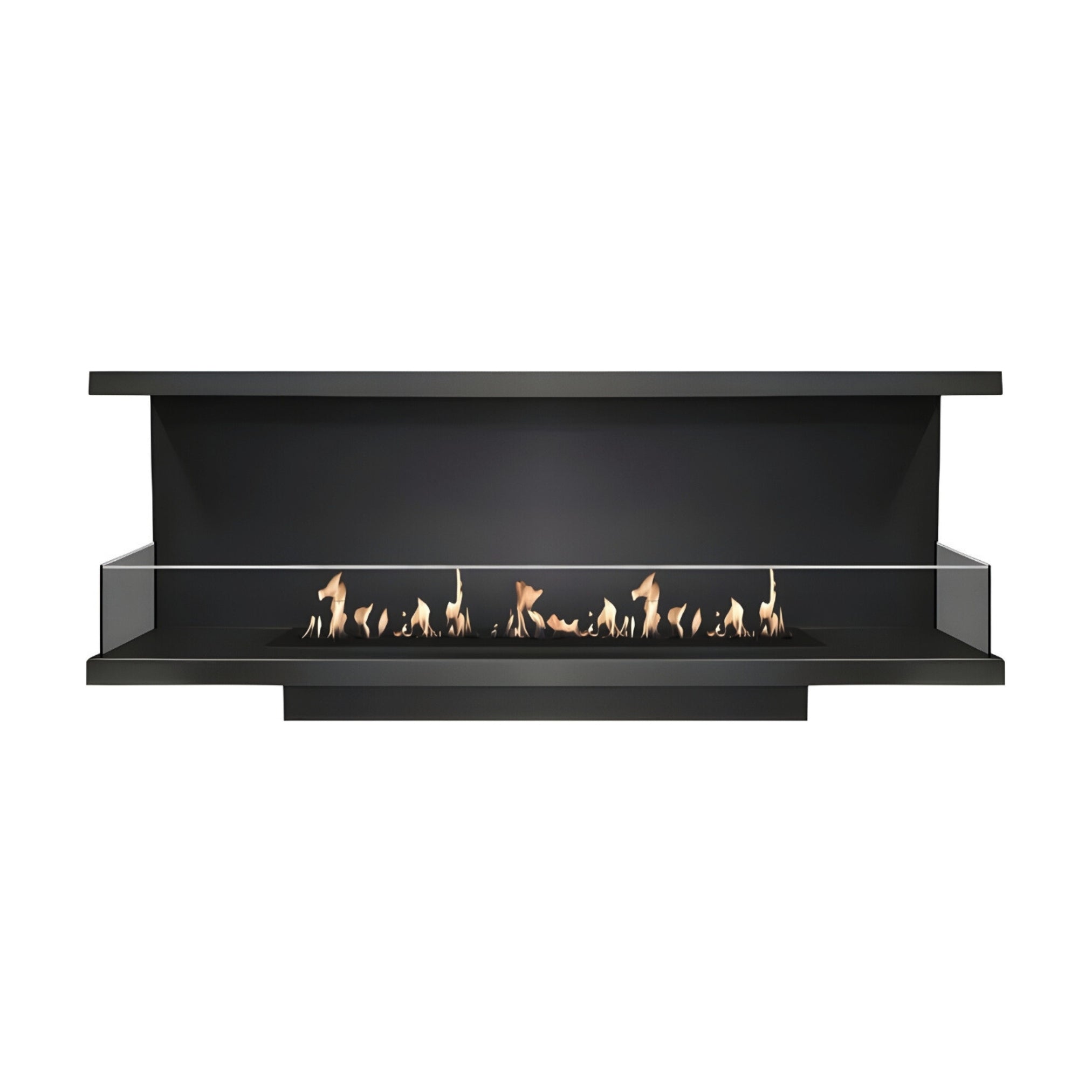 Made Driezijdig Inbouwhaard 190 cm - Holdbarefires