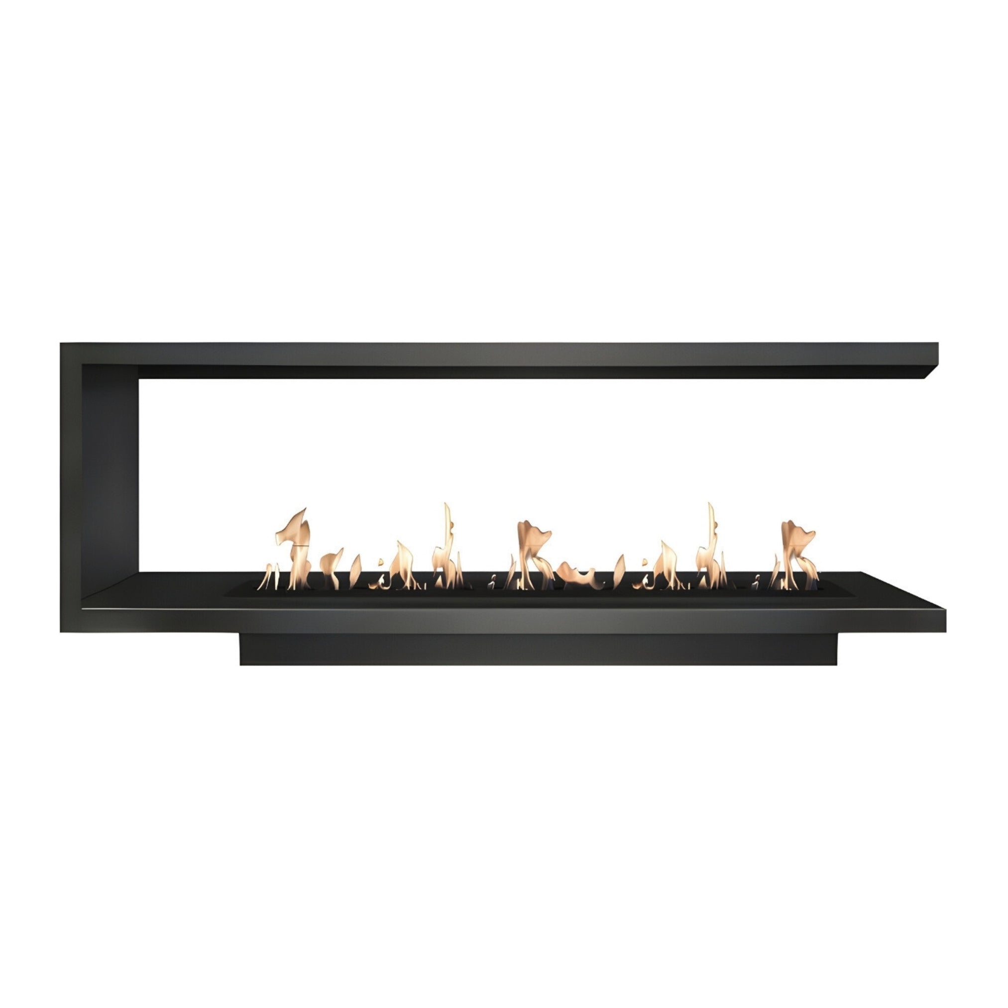 Saint U Vorm Driezijdig Inbouwhaard 200 cm - Holdbarefires