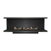 Made Driezijdig Inbouwhaard 200 cm - Holdbarefires