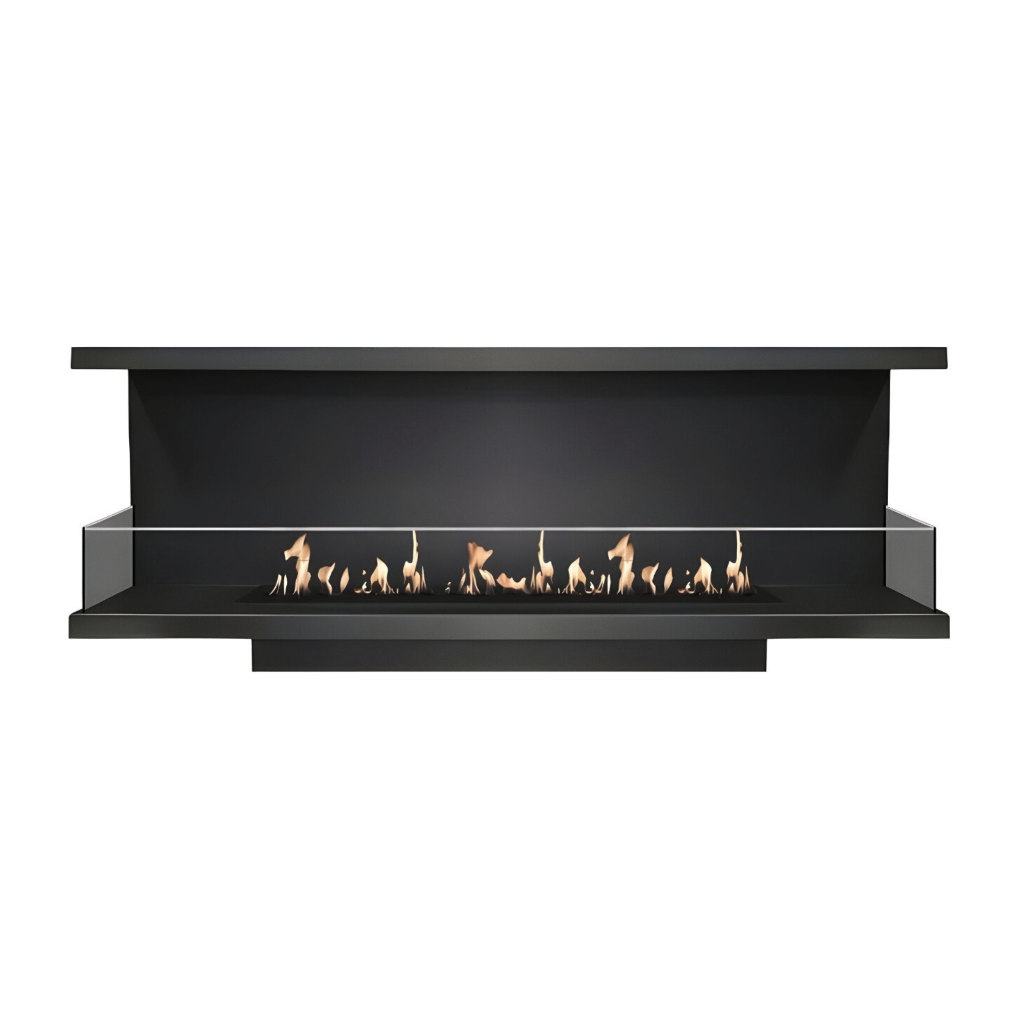 Made Driezijdig Inbouwhaard 200 cm - Holdbarefires