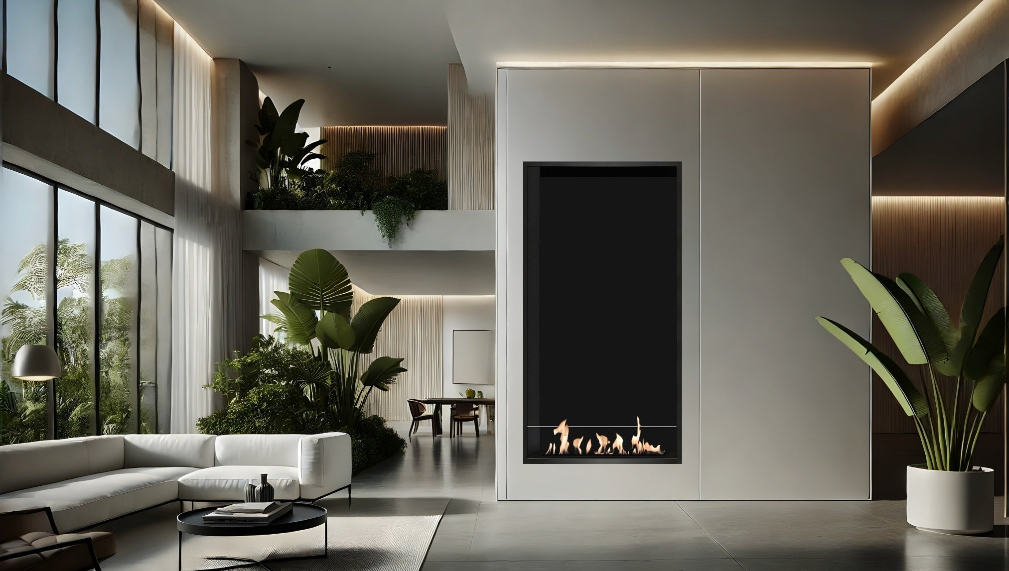 Selected Vertical Enkelzijdige Inbouwhaard 60 x 140 cm - Holdbarefires