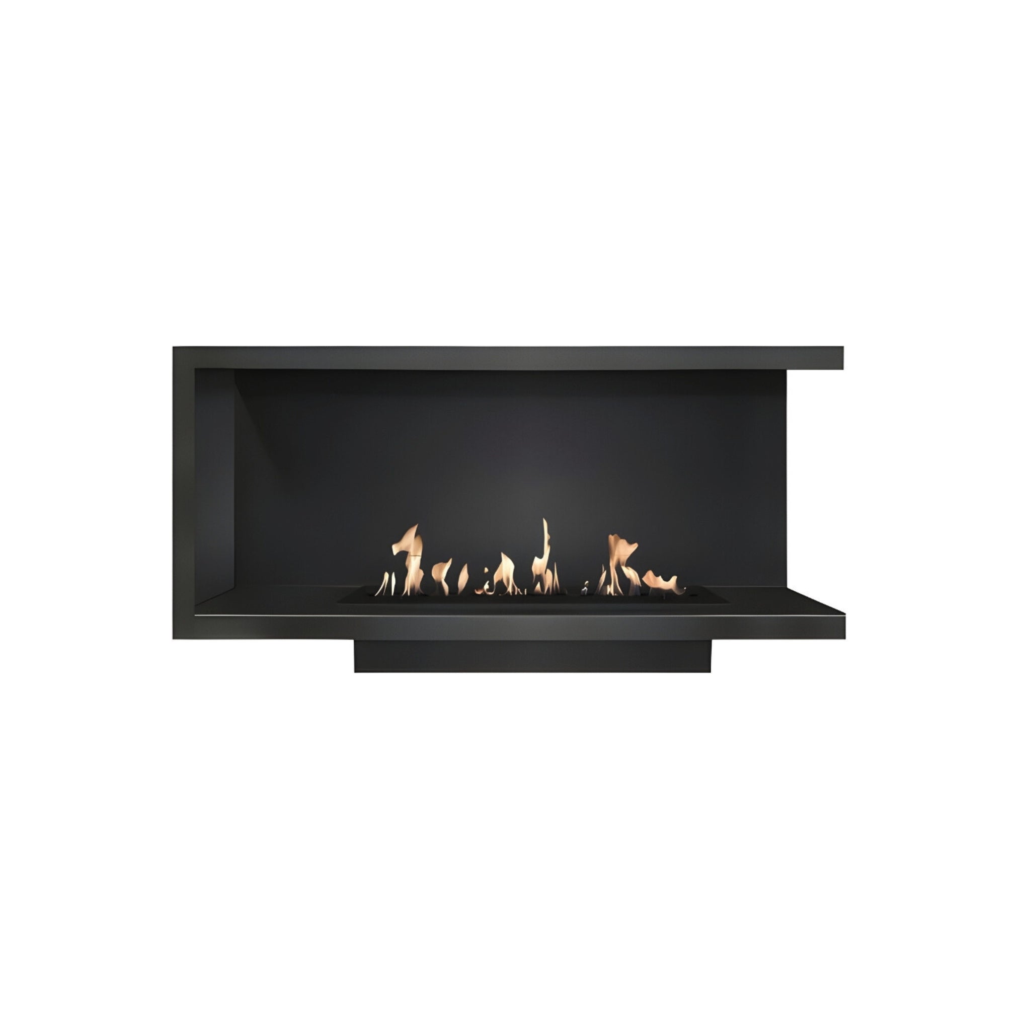 Base Rechts Inbouwhoekhaard 60 cm - Holdbarefires