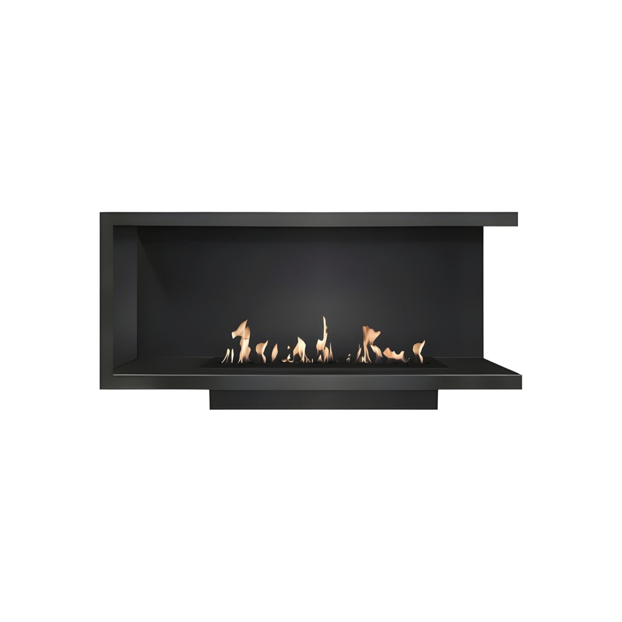 Base Rechts Inbouwhoekhaard 80 cm - Holdbarefires