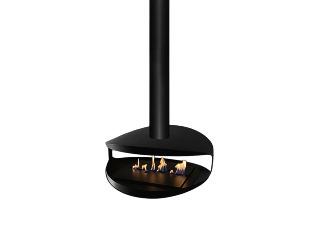 plafondhaard bio ethanol 80cm Zwart