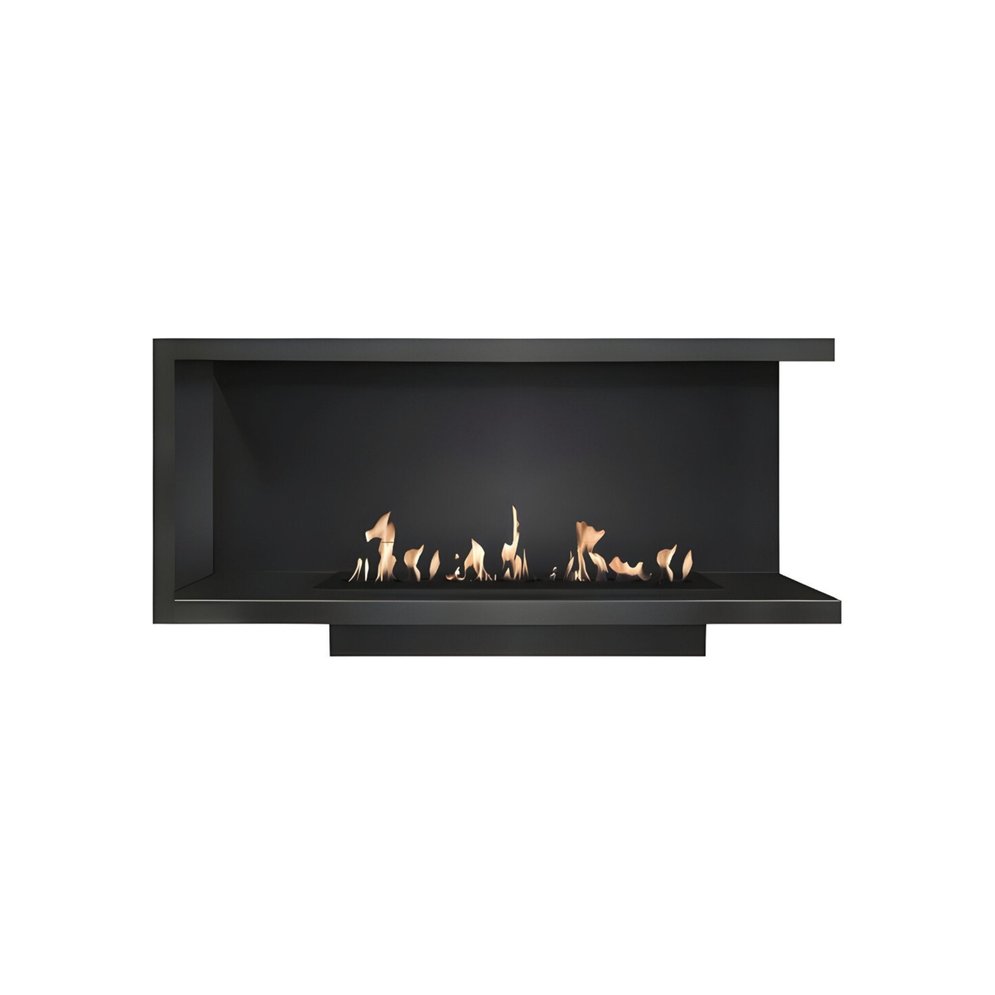 Base Rechts Inbouwhoekhaard 90 cm - Holdbarefires