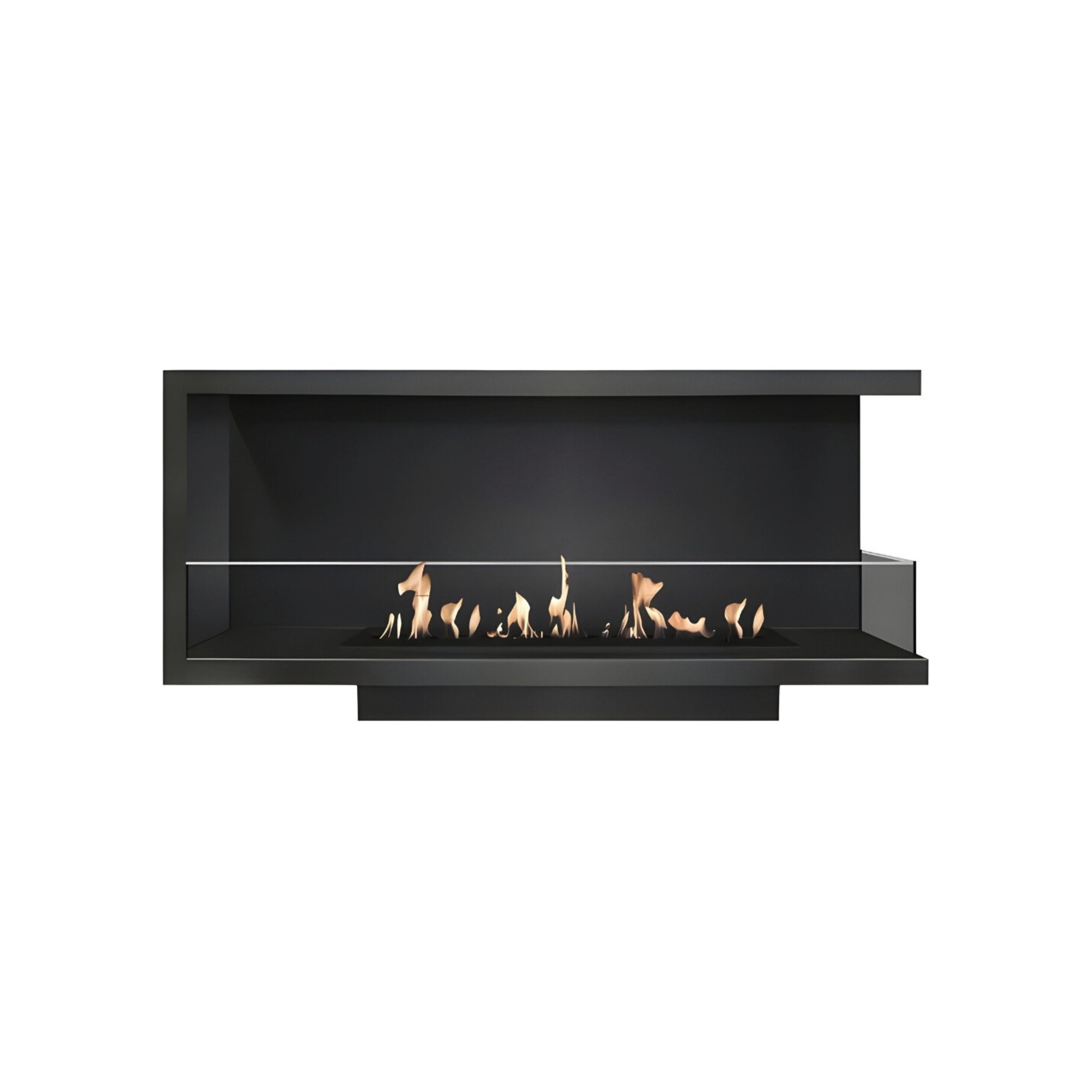 Base Rechts Inbouwhoekhaard 90 cm - Holdbarefires