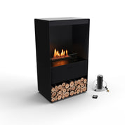 Detailfoto Senso-brander met BEV-technologie in Planika Stove haard